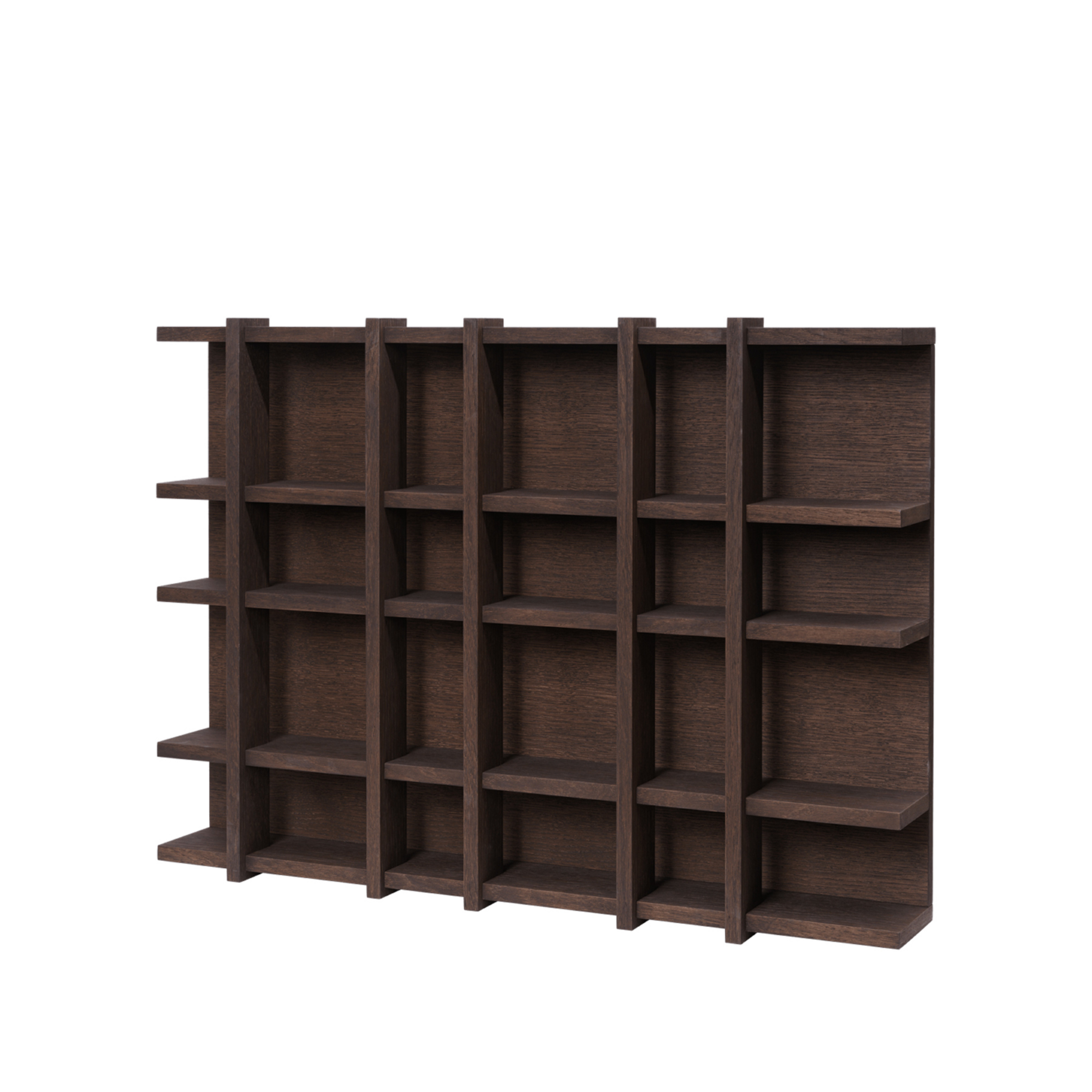 Étagère Tilem, chêne teinté foncé, hauteur 87 cm - ferm LIVING