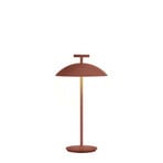 Mini Geen-A Portable Stolní Lampa Brick Red - Kartell