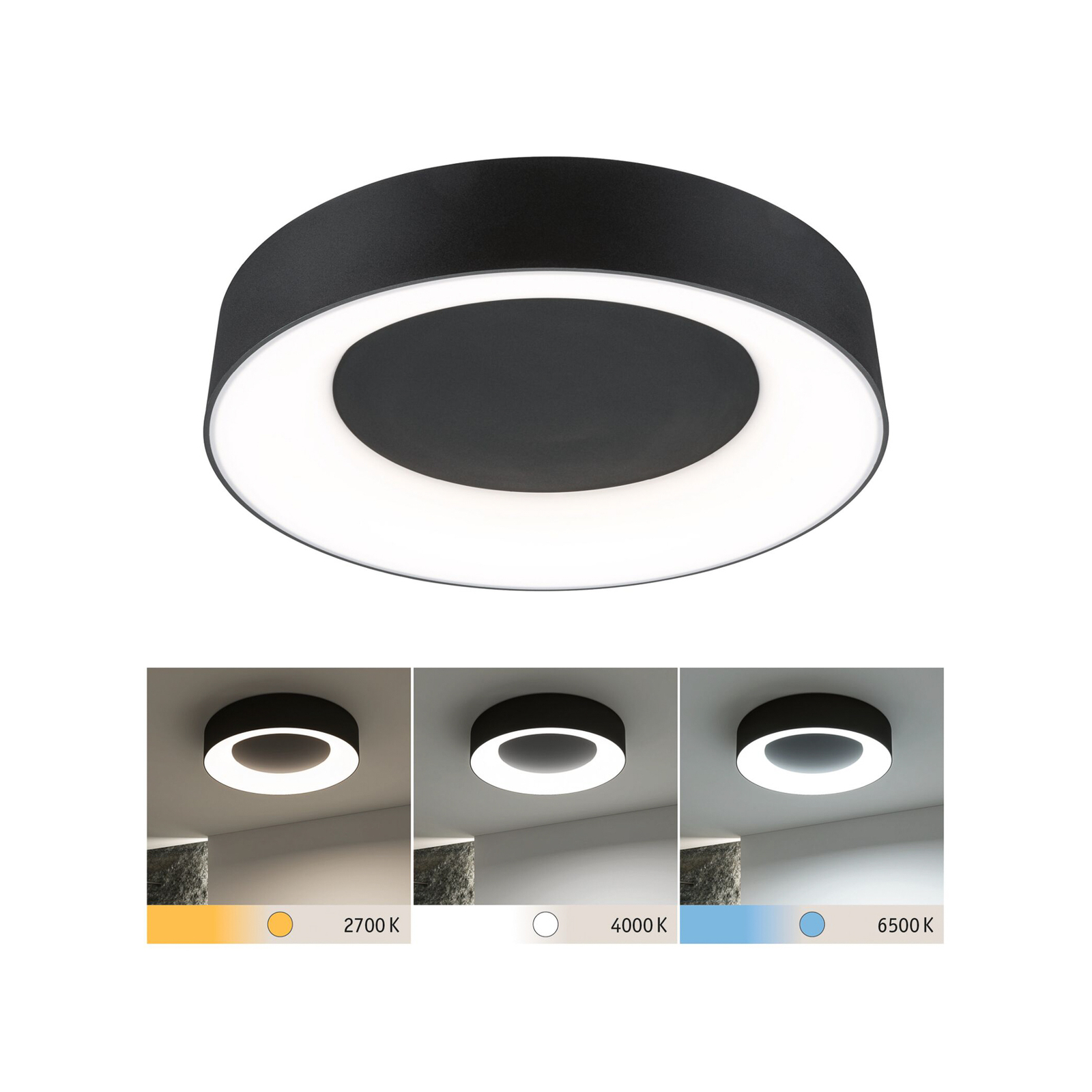 Paulmann HomeSpa Casca LED-Deckenleuchte CCT, weiß
