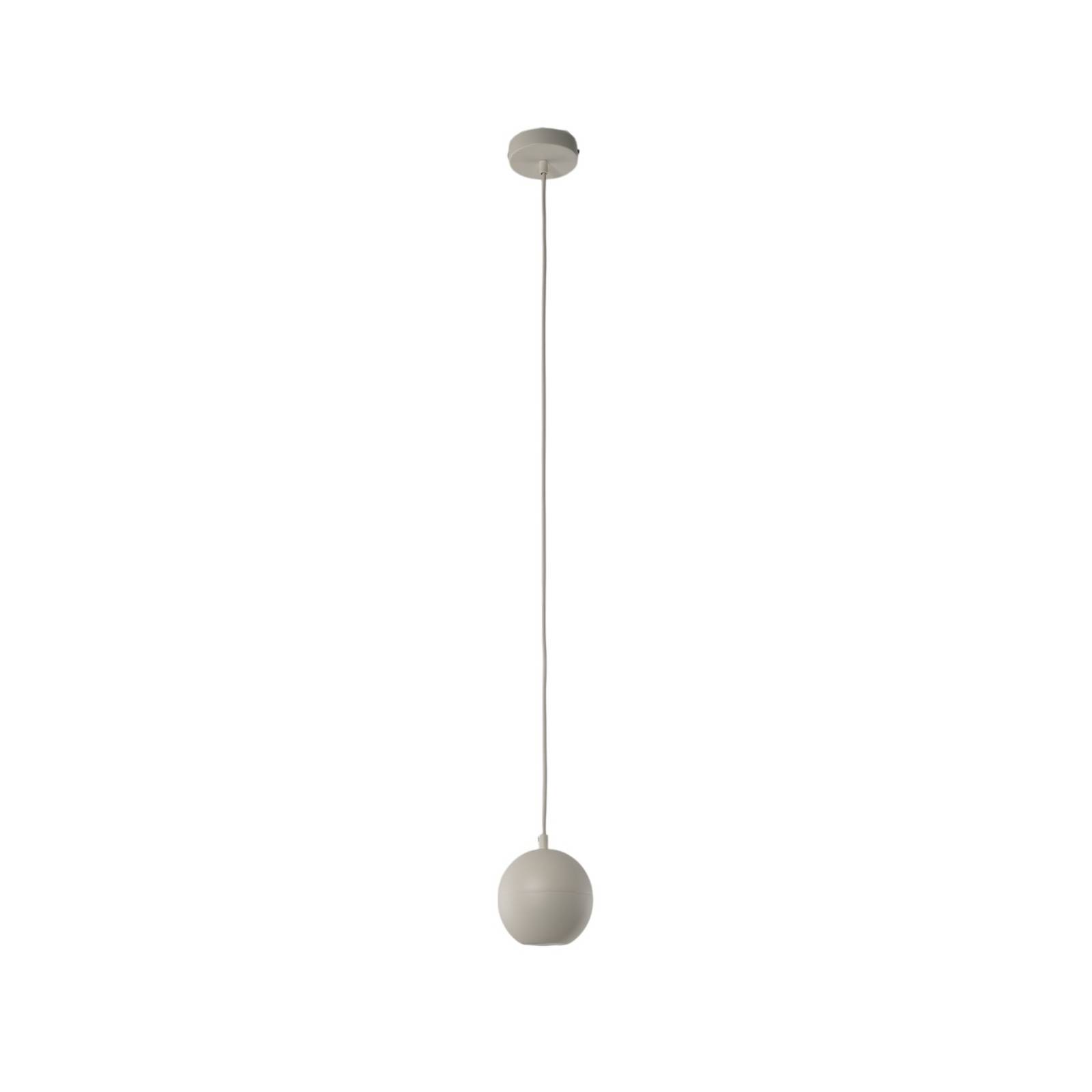 Hängelampe Midway, sandfarben, Metall, Ø 12 cm, GU10