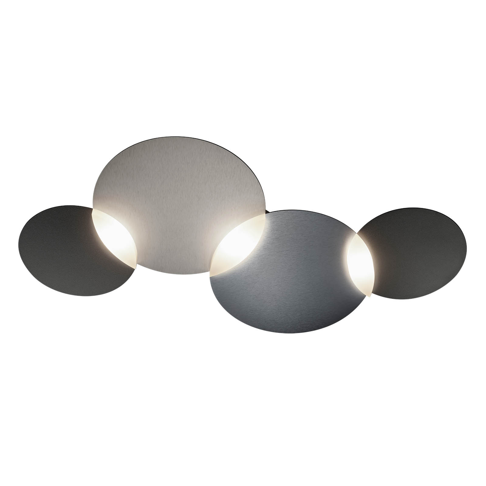 GROSSMANN Circ LED ceiling lamp, 3-bulb