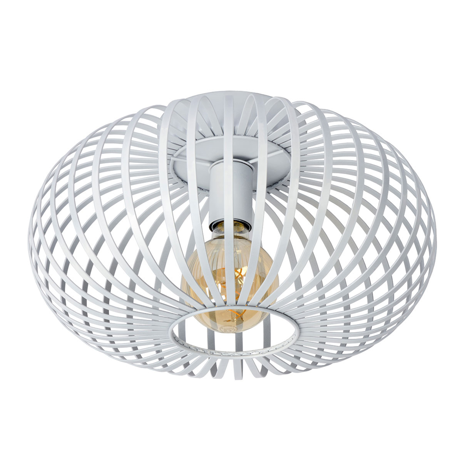 Manuela cage loftslampe, Ø 40 cm, hvid