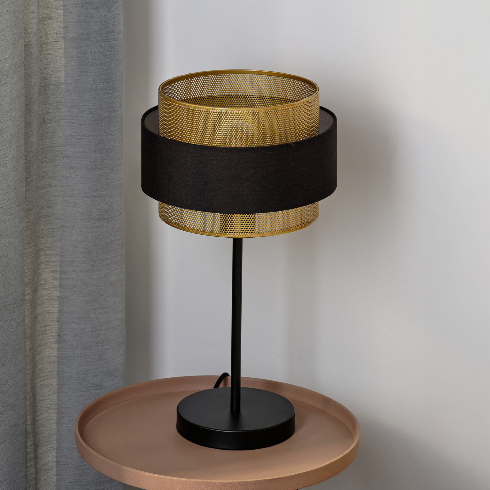OSRAM tafellamp Decor Hornet, zwart/goud, E27