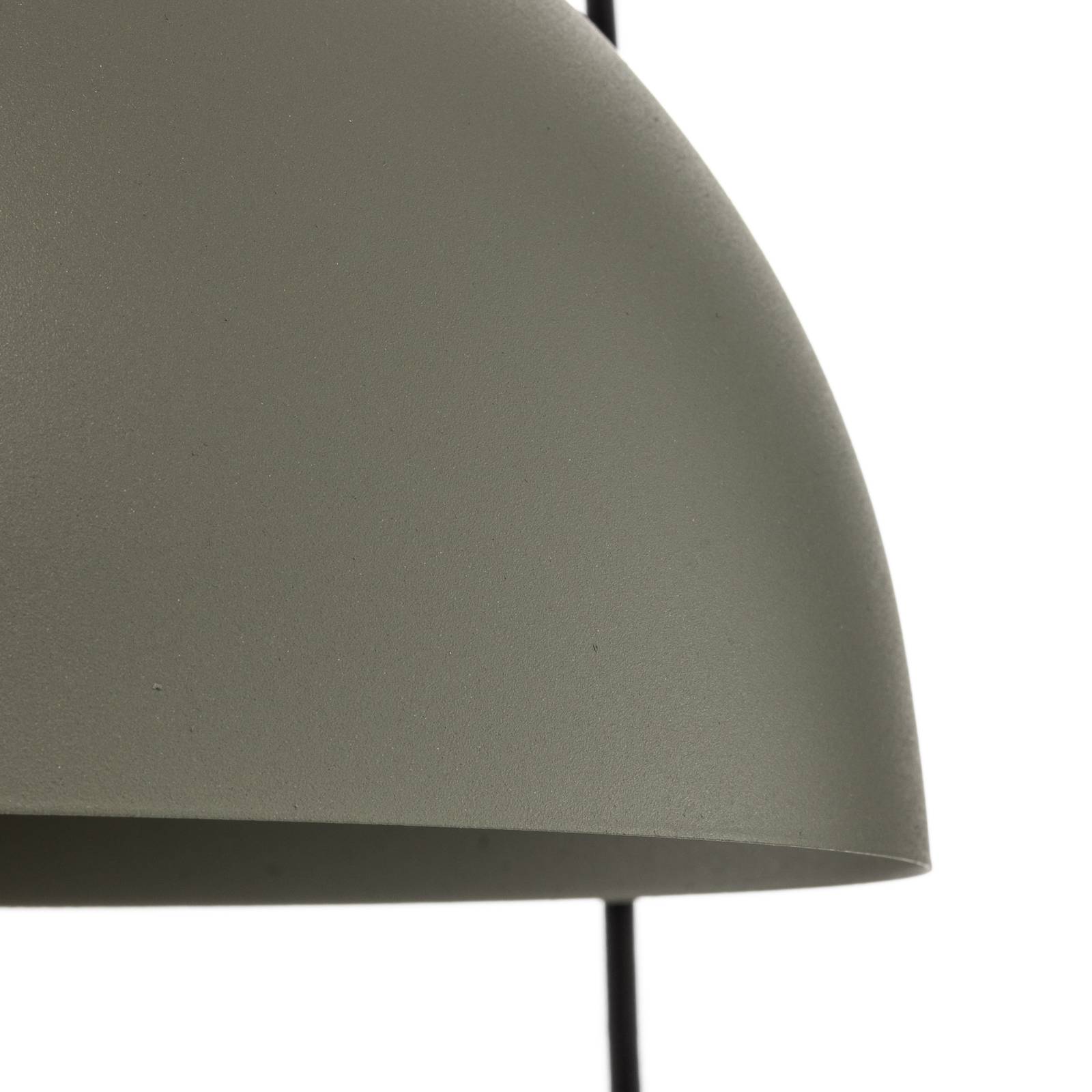 Lampa wisząca Selma, 3-punktowa, zielona