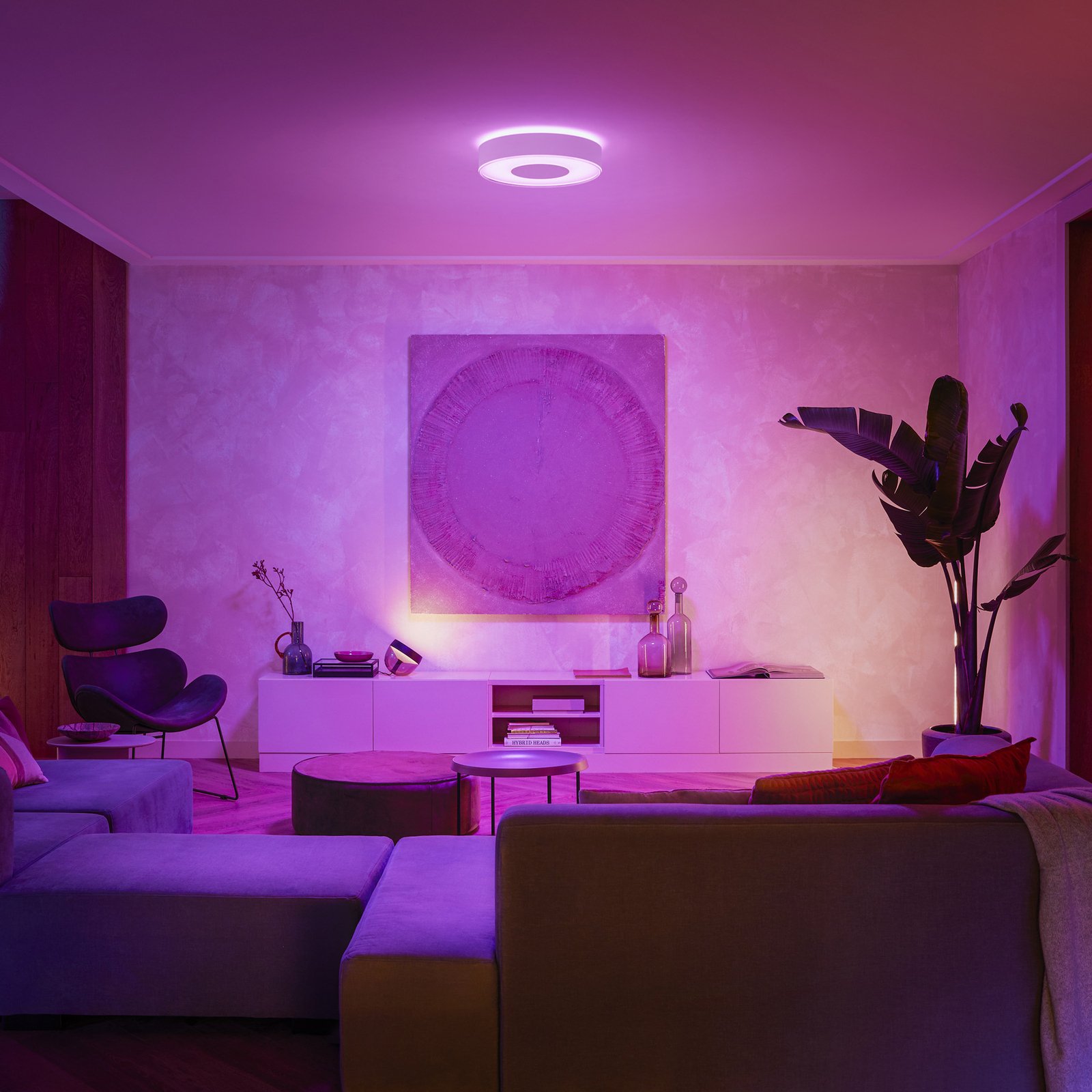 Infuse LED-taklampa, 38,1 cm, vit, dimbar – Philips Hue