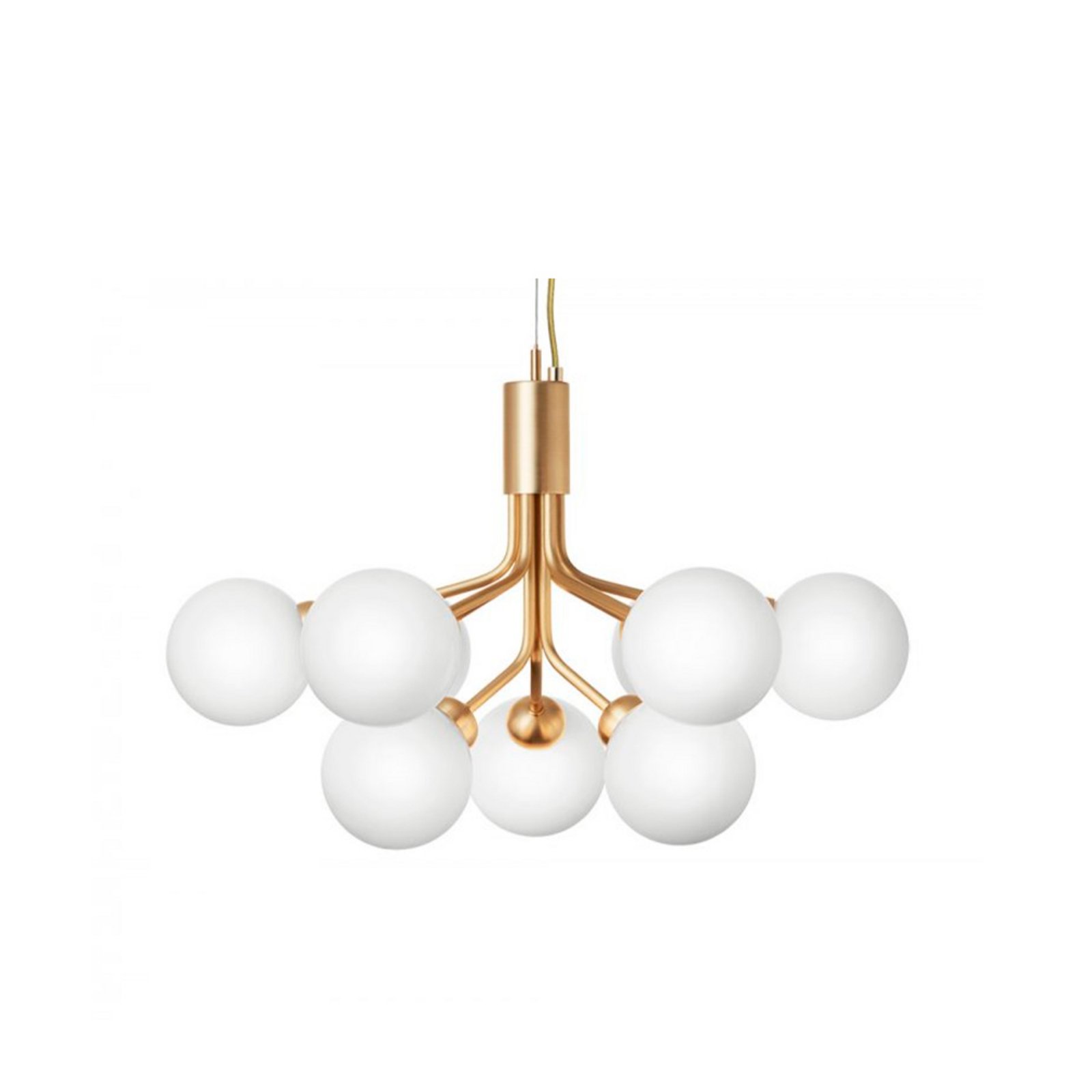 Apiales 9 Luster Brushed Brass/Opal White - Nuura