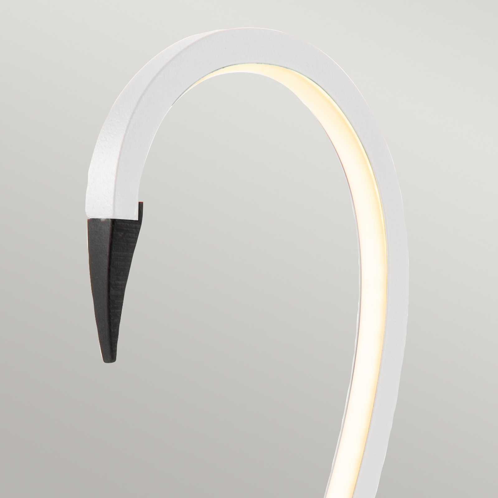 Stolní lampa LED Flamingo, bílá, kov, výška 50 cm