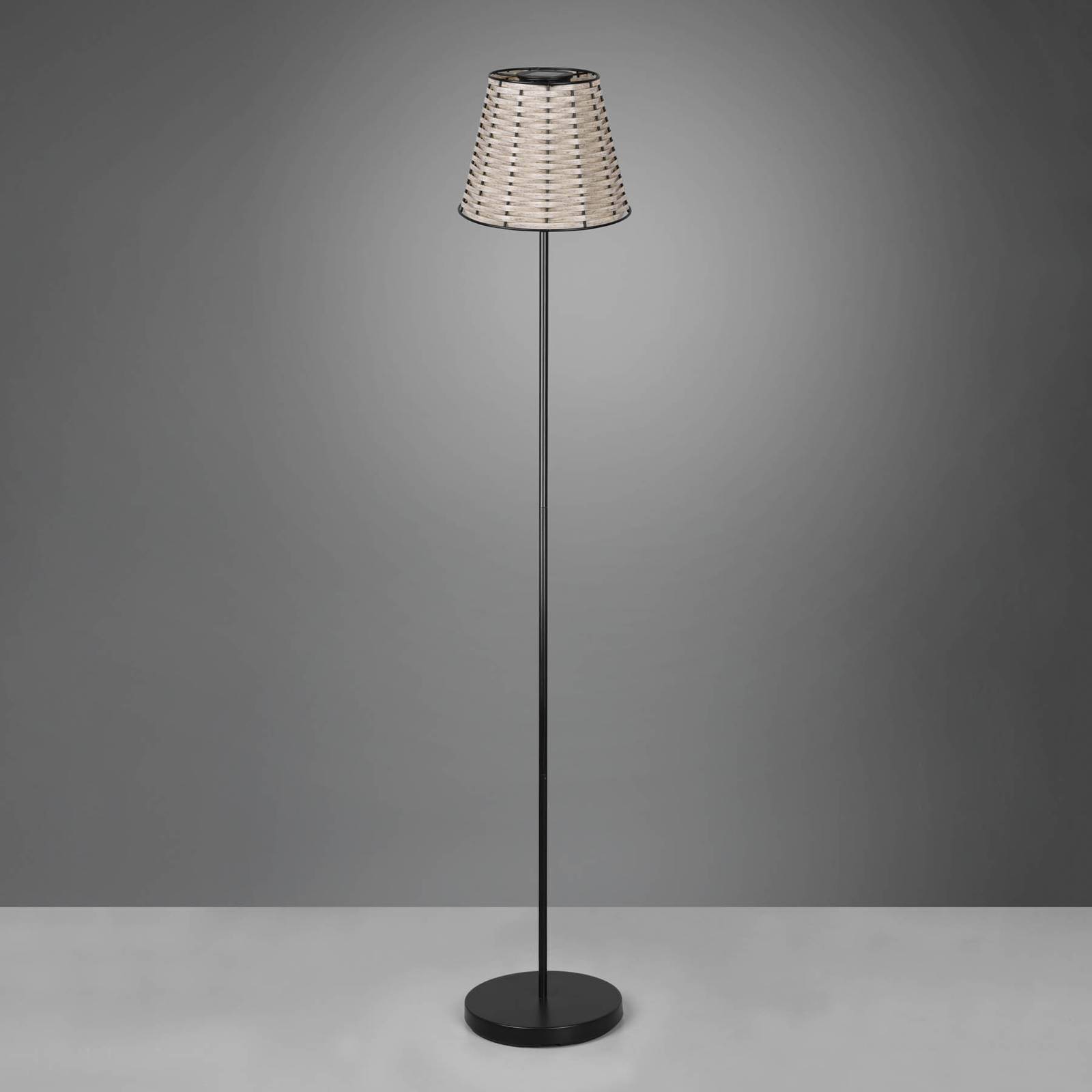 Lampa stojąca LED Roca solarna czujnik IP44