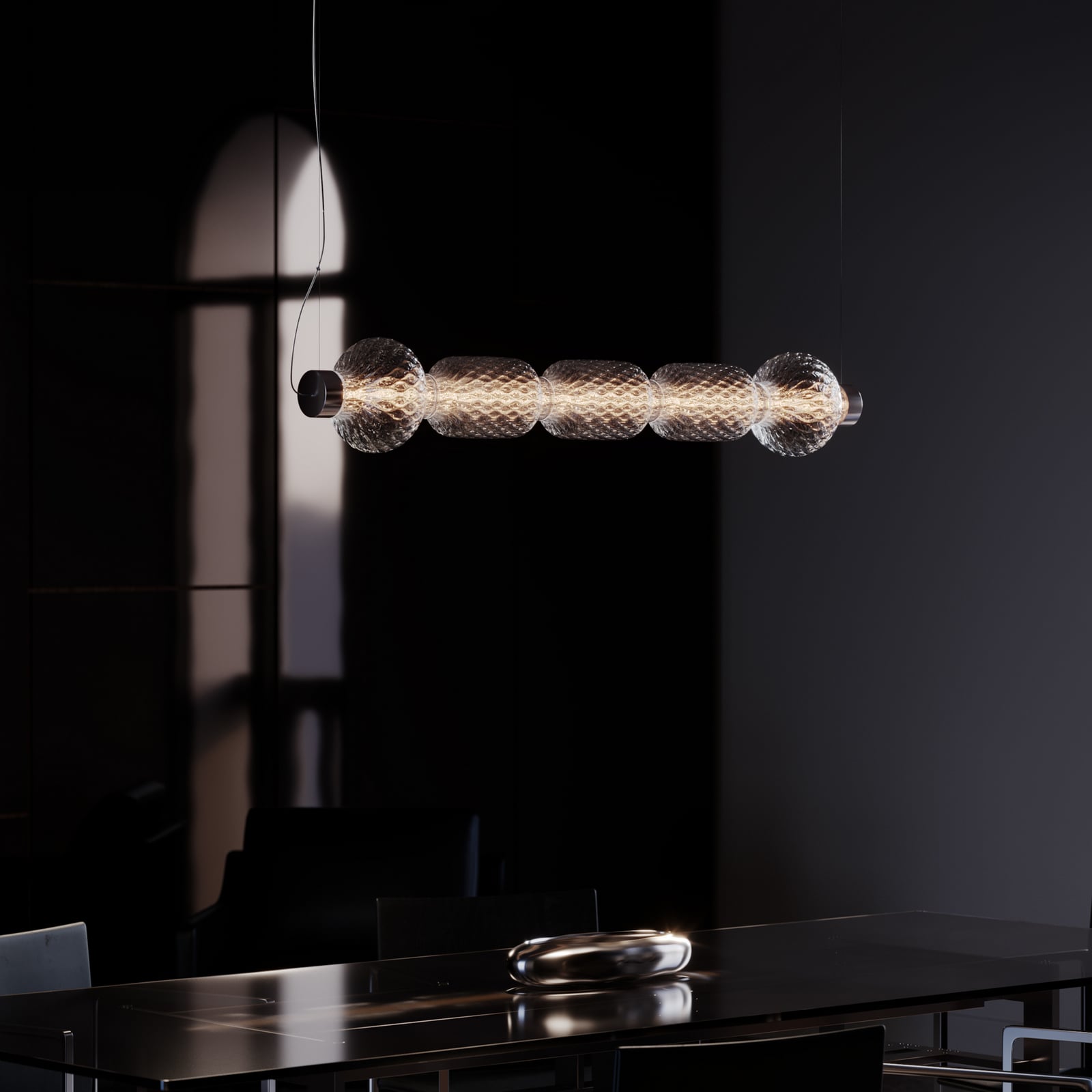 Artemide LED-Hängelampe Alambicco Horizontal, 123 cm 3.000 K Artemide LED-Hängelampe Alambicco Horizontal, 123 cm 3.000 K