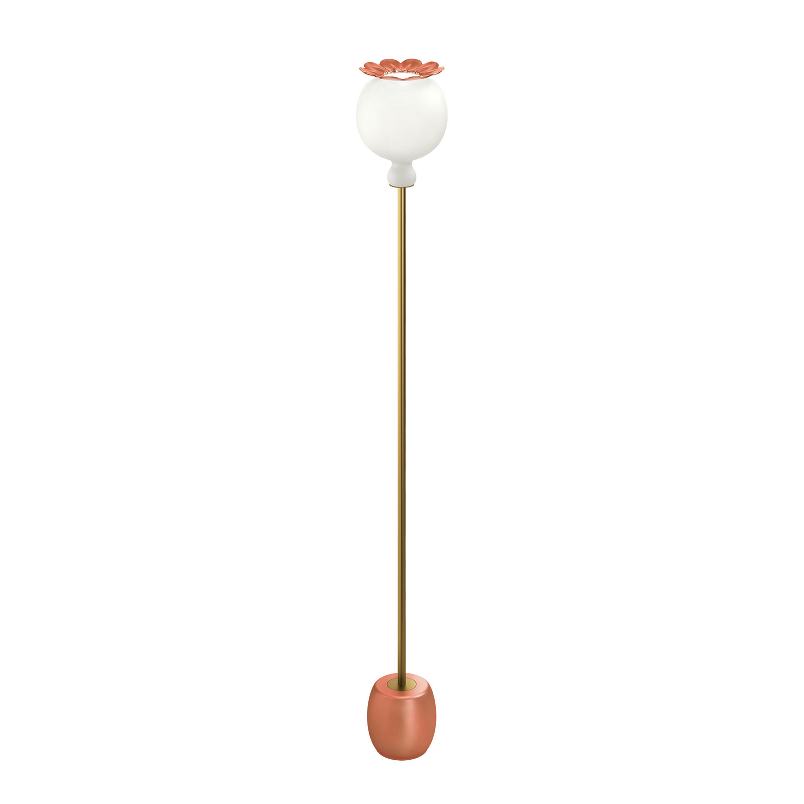 Kundalini Opyo Stehleuchte, mundgeblasen