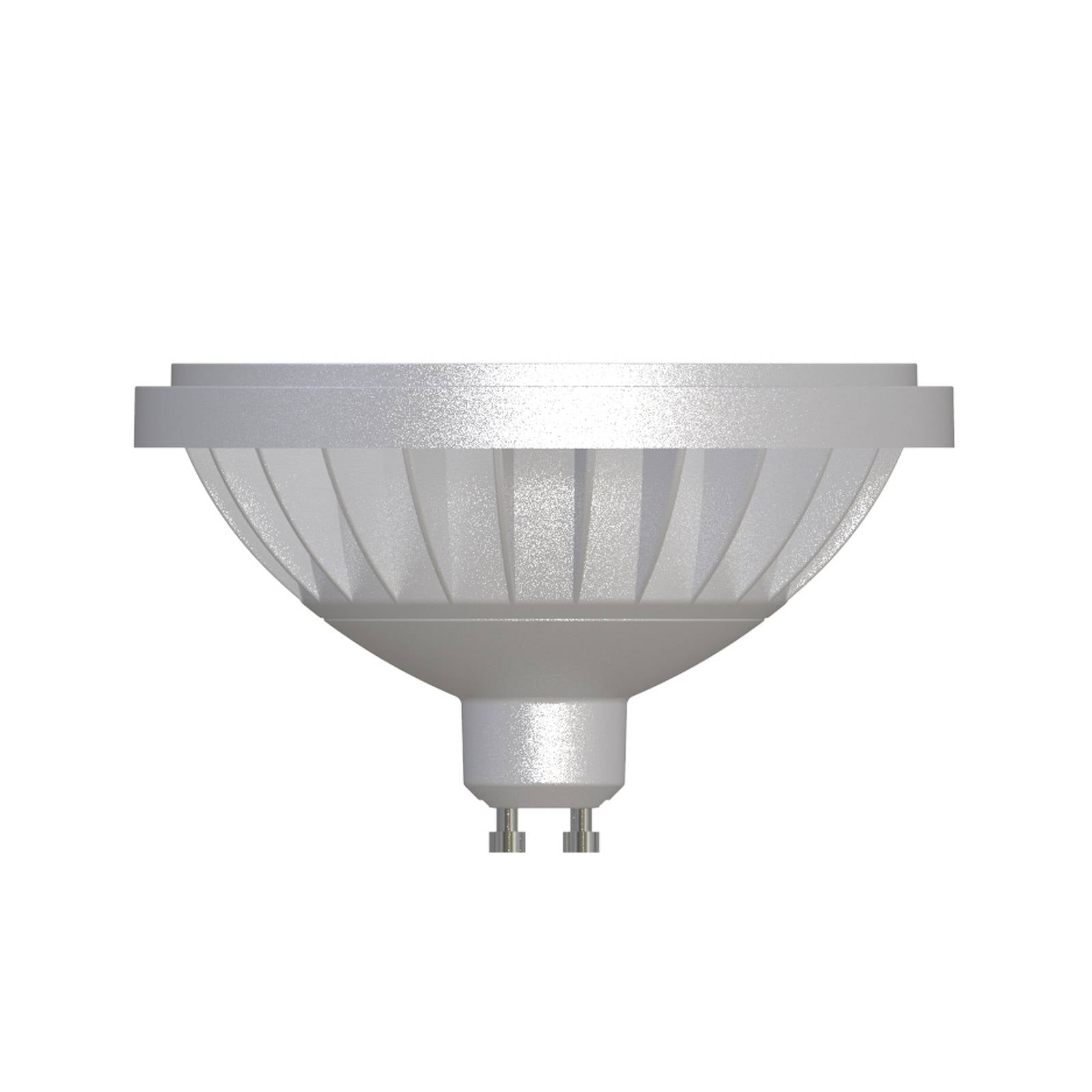 Réflecteur LED Arcchio GU10 ES111, 12 W, argent, 3 000 K, à intensité variable