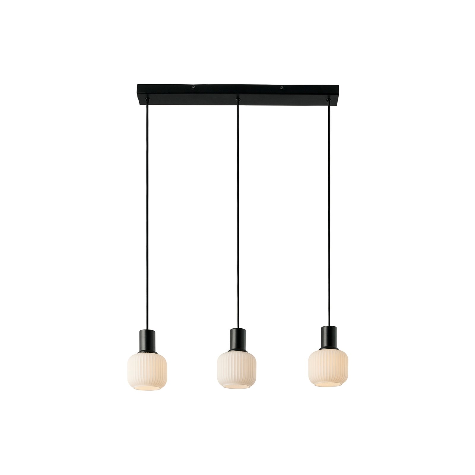 Milford 3 Mini Pendant Rail Black - Nordlux