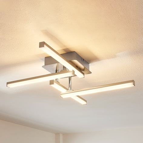 4-flammige LED-Deckenlampe Laurenzia, Dimmer
