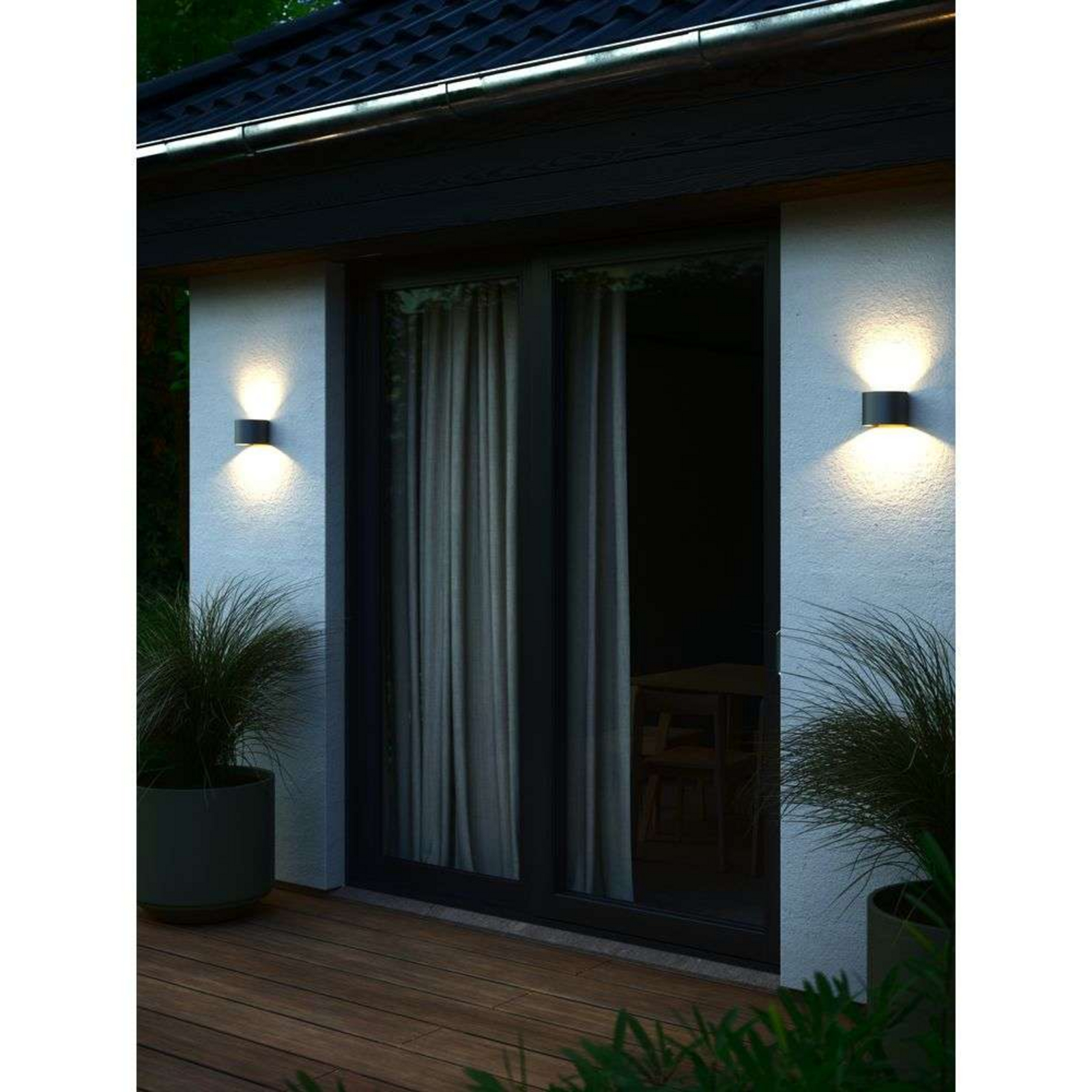 Milda Candeeiro de Parede Exterior Anthracite - Nordlux