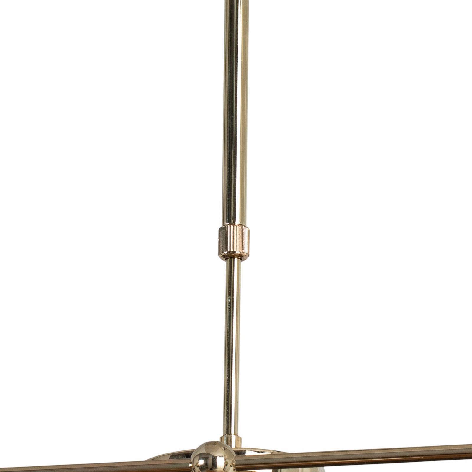 Trento pendant light, black, glass, 6-bulb, G9
