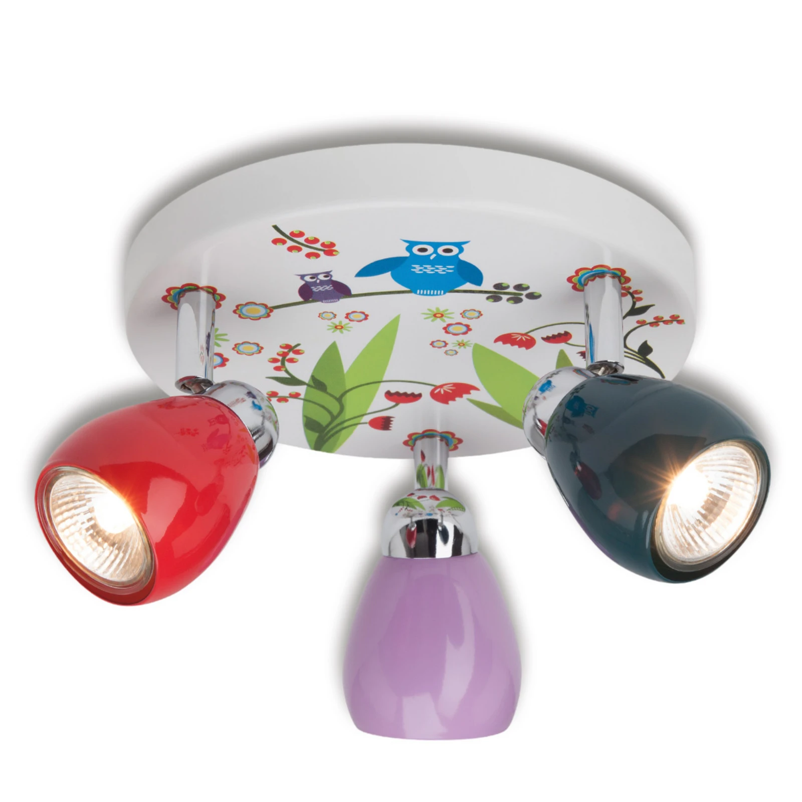 Birds LED stropno svjetlo s tri žarulje