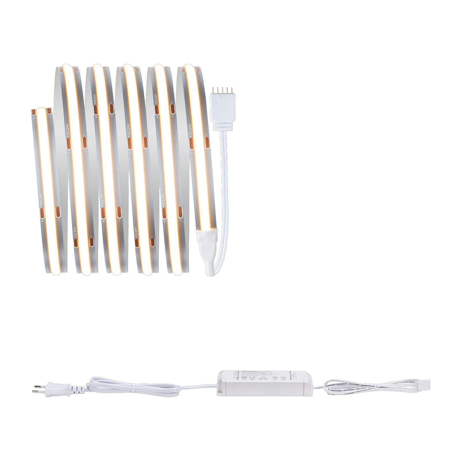Paulmann MaxLED 500 COB IP20 blanco cálido 1,5m