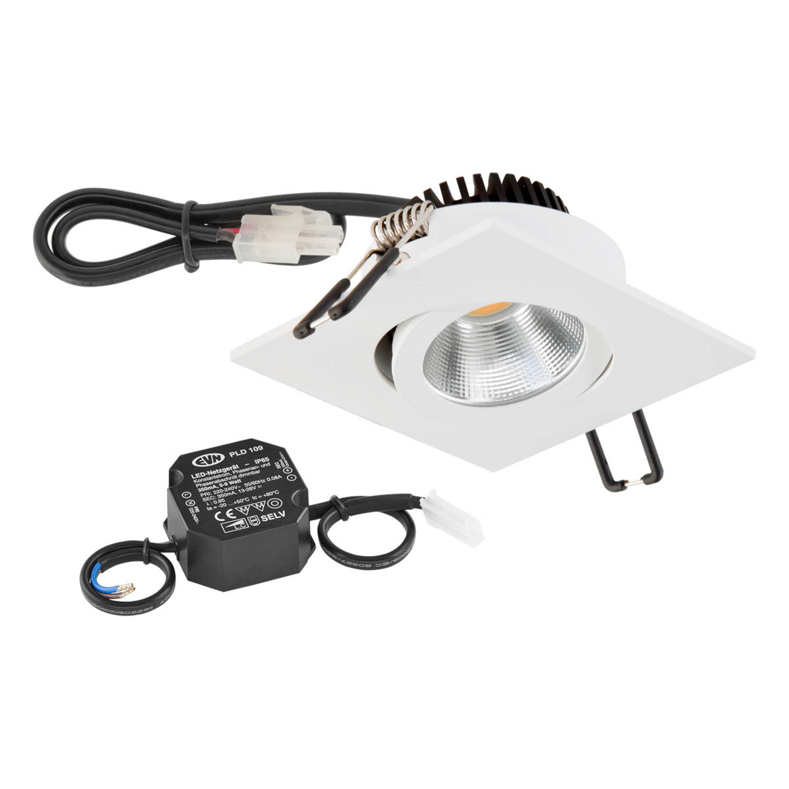 EVN PC20 recessed lamp angular phase dimmer 3000K