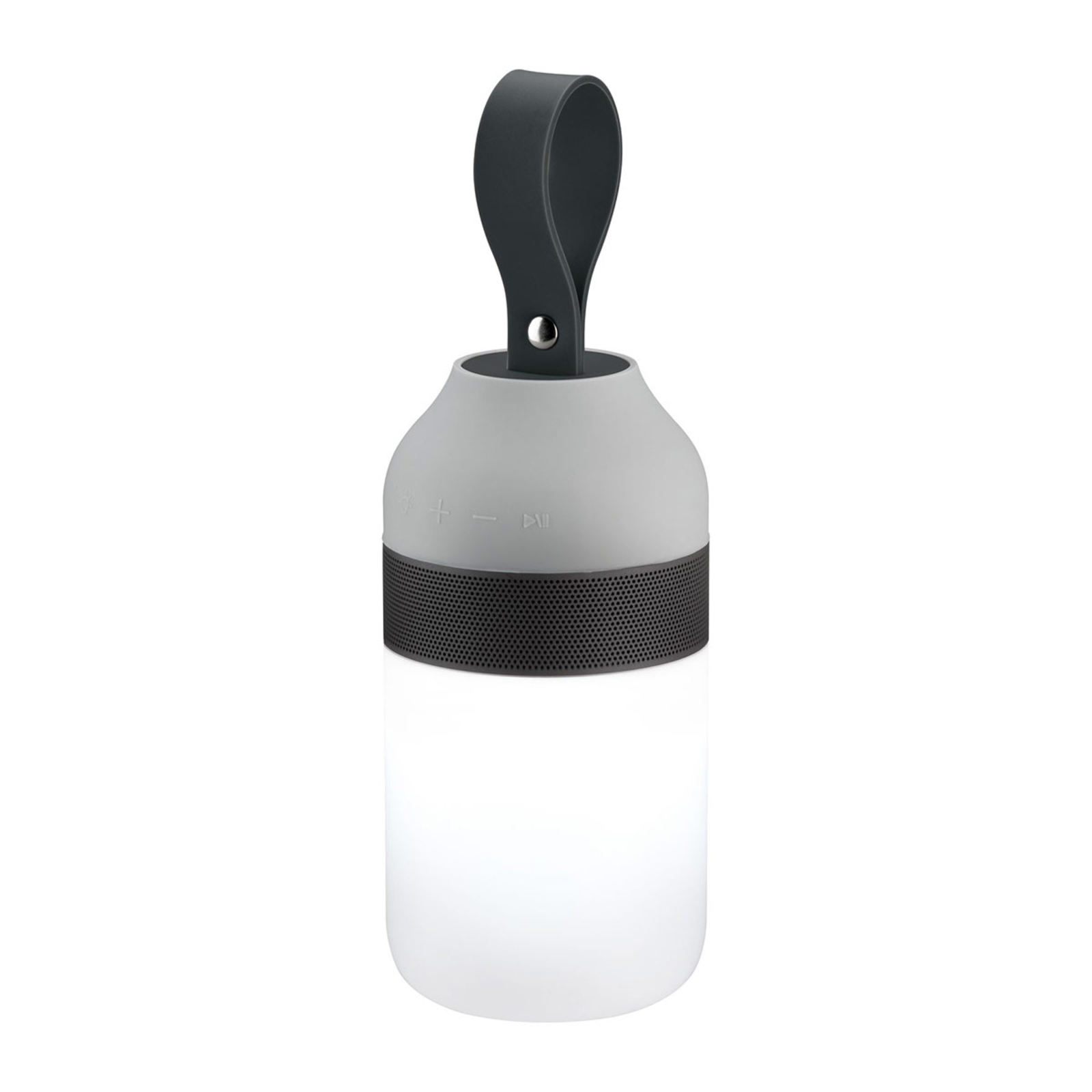 Paulmann Clutch Sound table lamp battery Bluetooth, plastic, 1.5 W, H: 19 cm