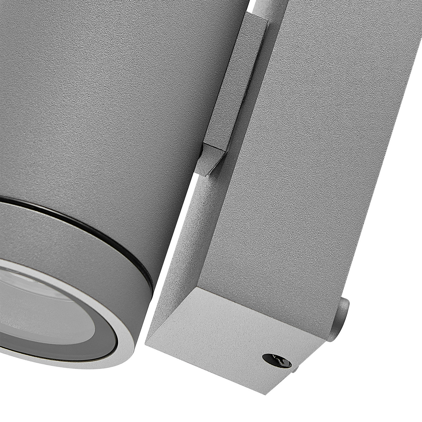 Außenwandlampe ShoreLine Pro Round up/down, hellgrau, GU10