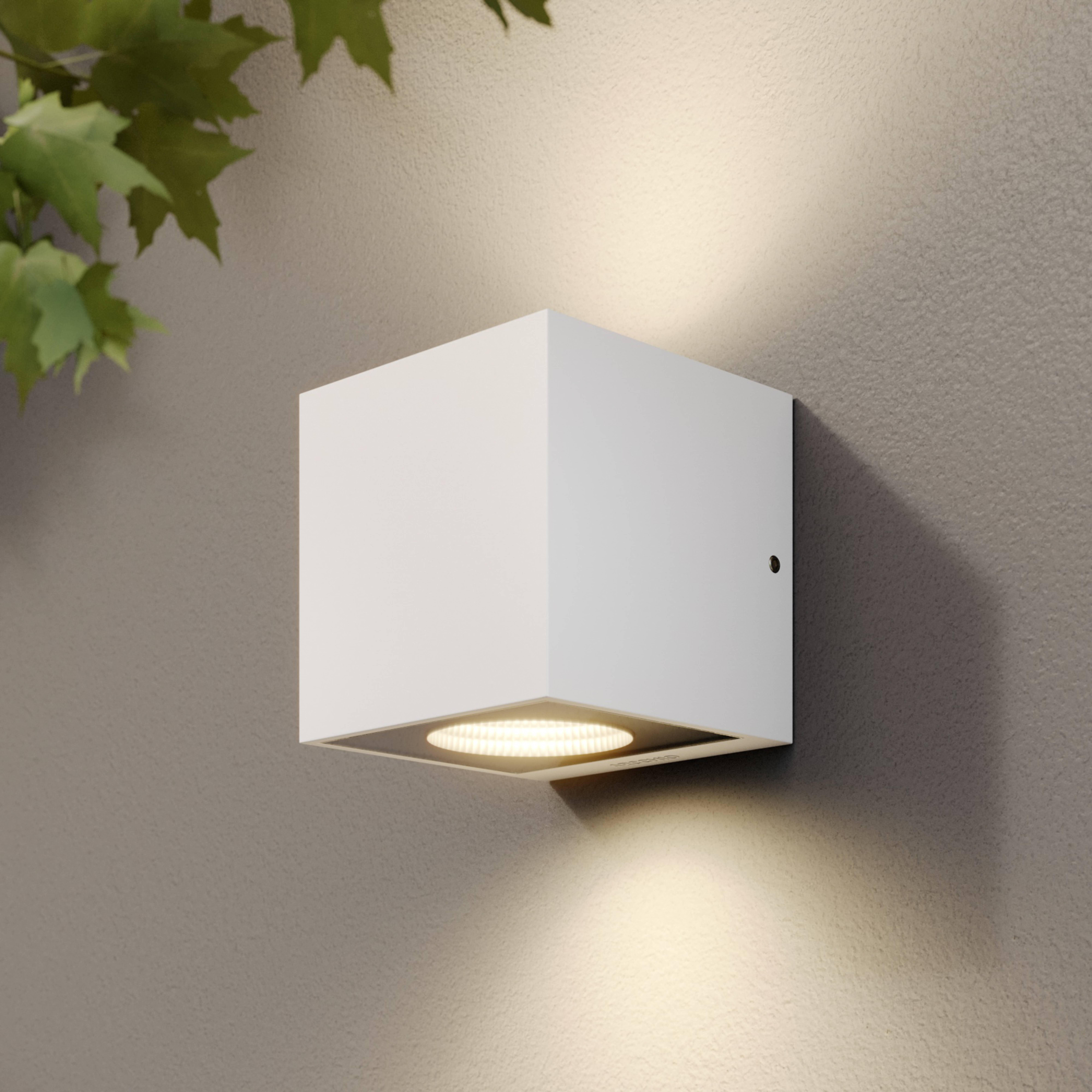 Arcchio Tassnim LED-Außenwandlampe weiß 2-flg.