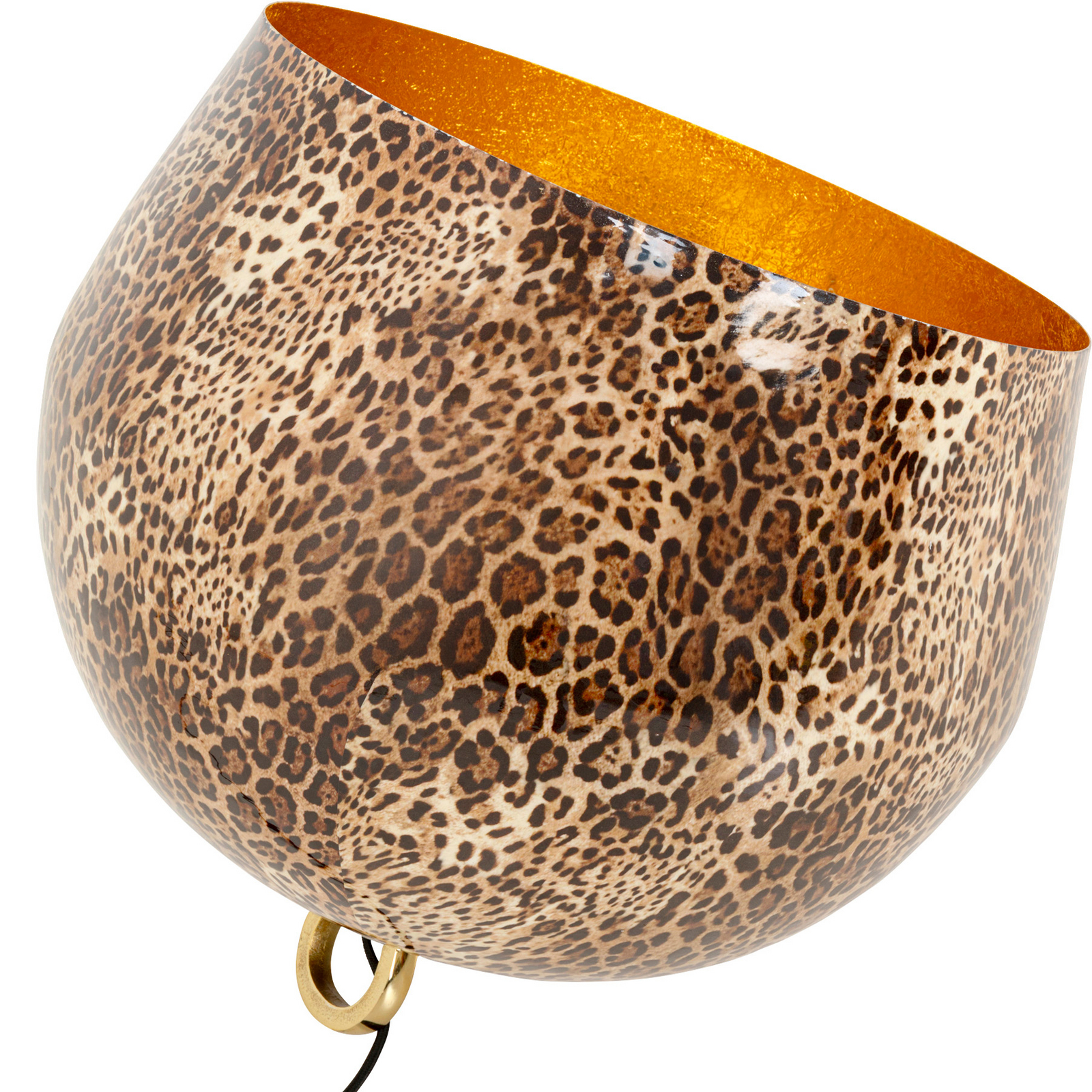 KARE vloerlamp All, bruin, staal, Ø 35 cm, E27