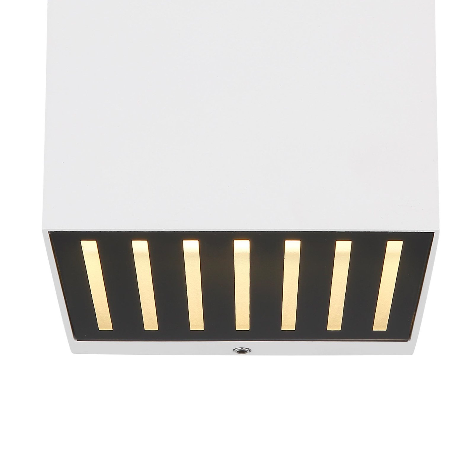 LED outdoor wall lamp Illi, white, width 10 cm, aluminium, IP54