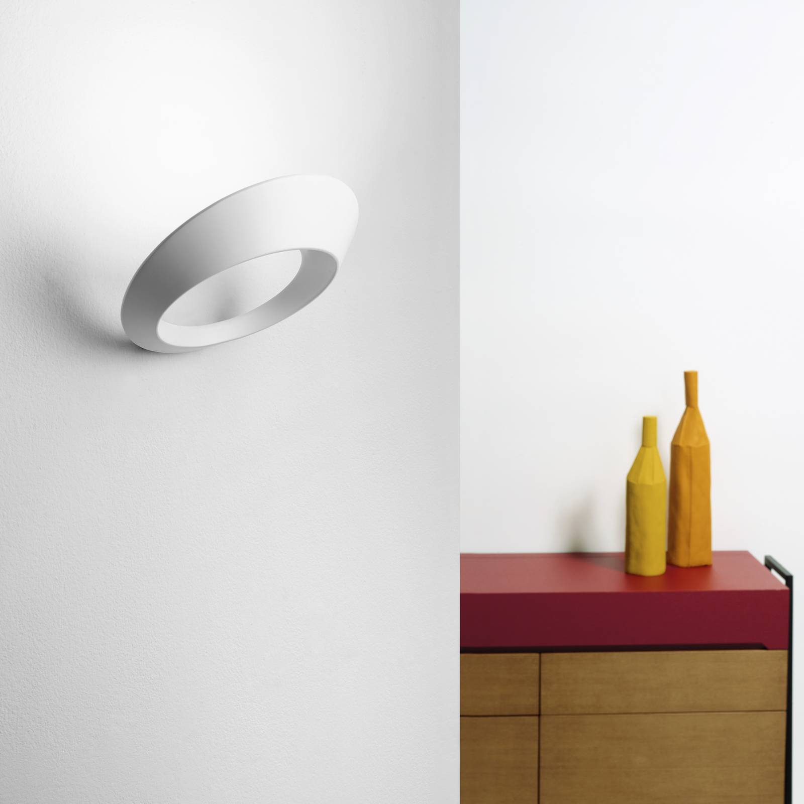 Image of URBAN by Sforzin Applique LED Olo, 3 000 K, blanche 8050612945413