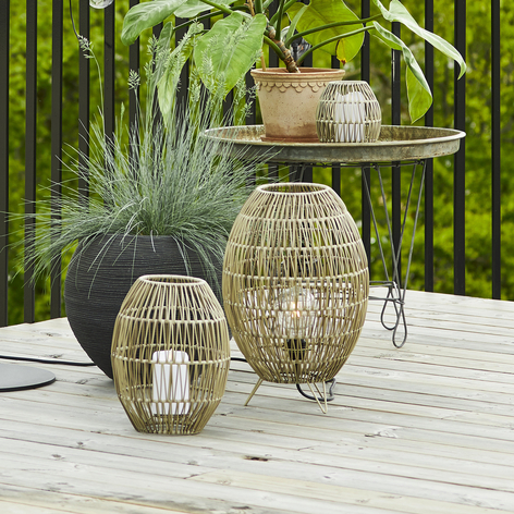 Schirm mit Füßen 46cm für Terrassenleuchte Linde