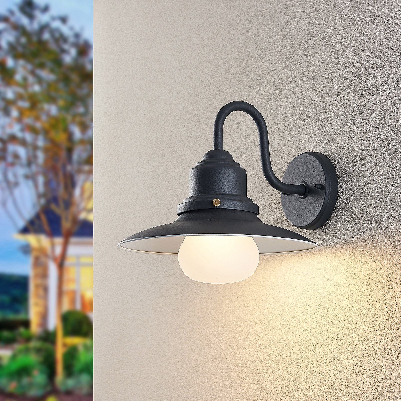 Roisin Candeeiro de Parede Exterior Dark Grey - Lindby