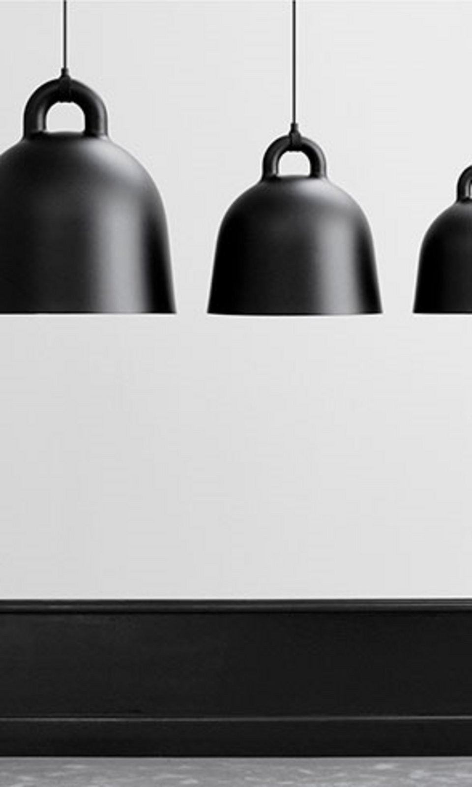 Bell Lustră Pendul Medium Black - Normann Copenhagen