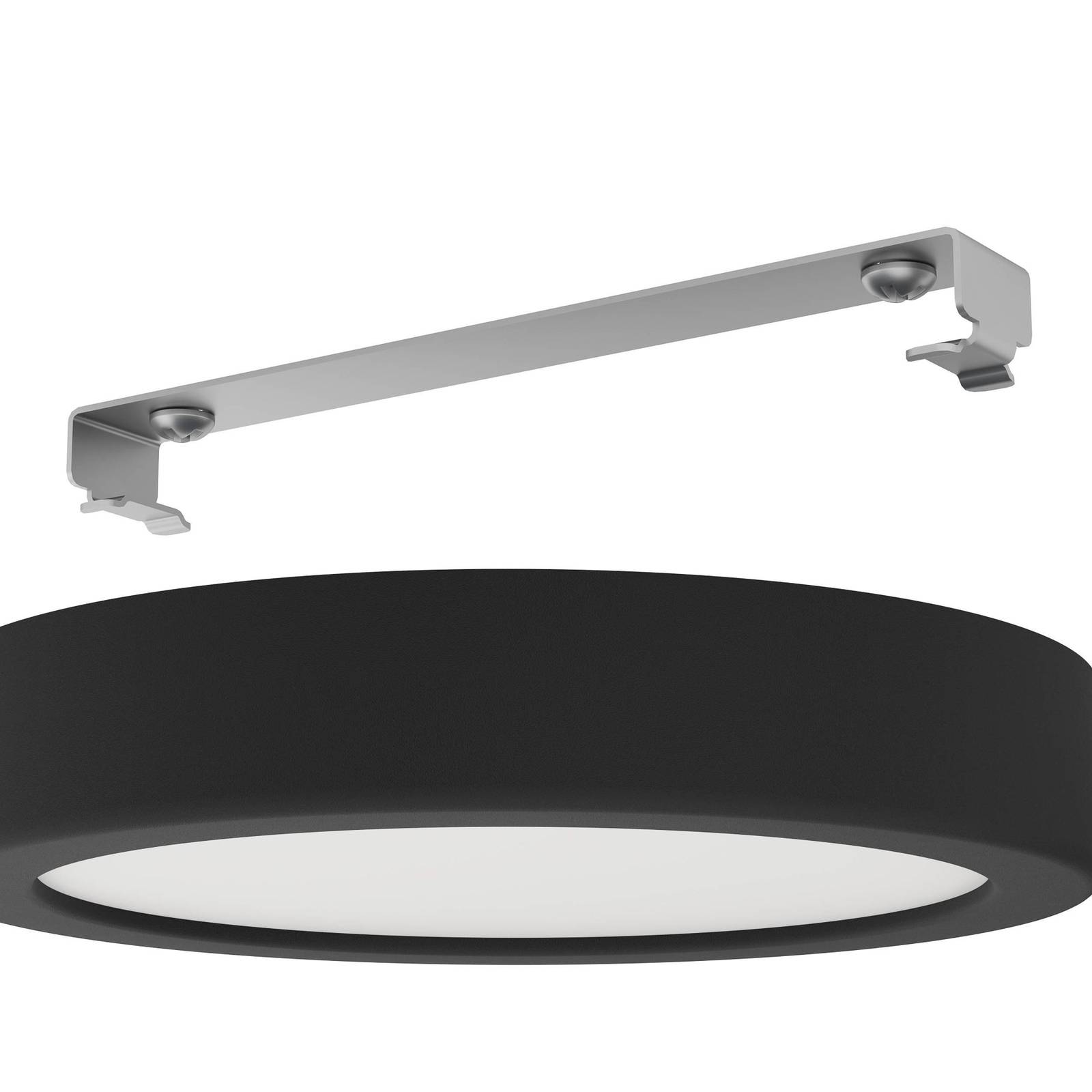 Lampa sufitowa LED Fueva 5 IP44 3000K czarna Ø16cm