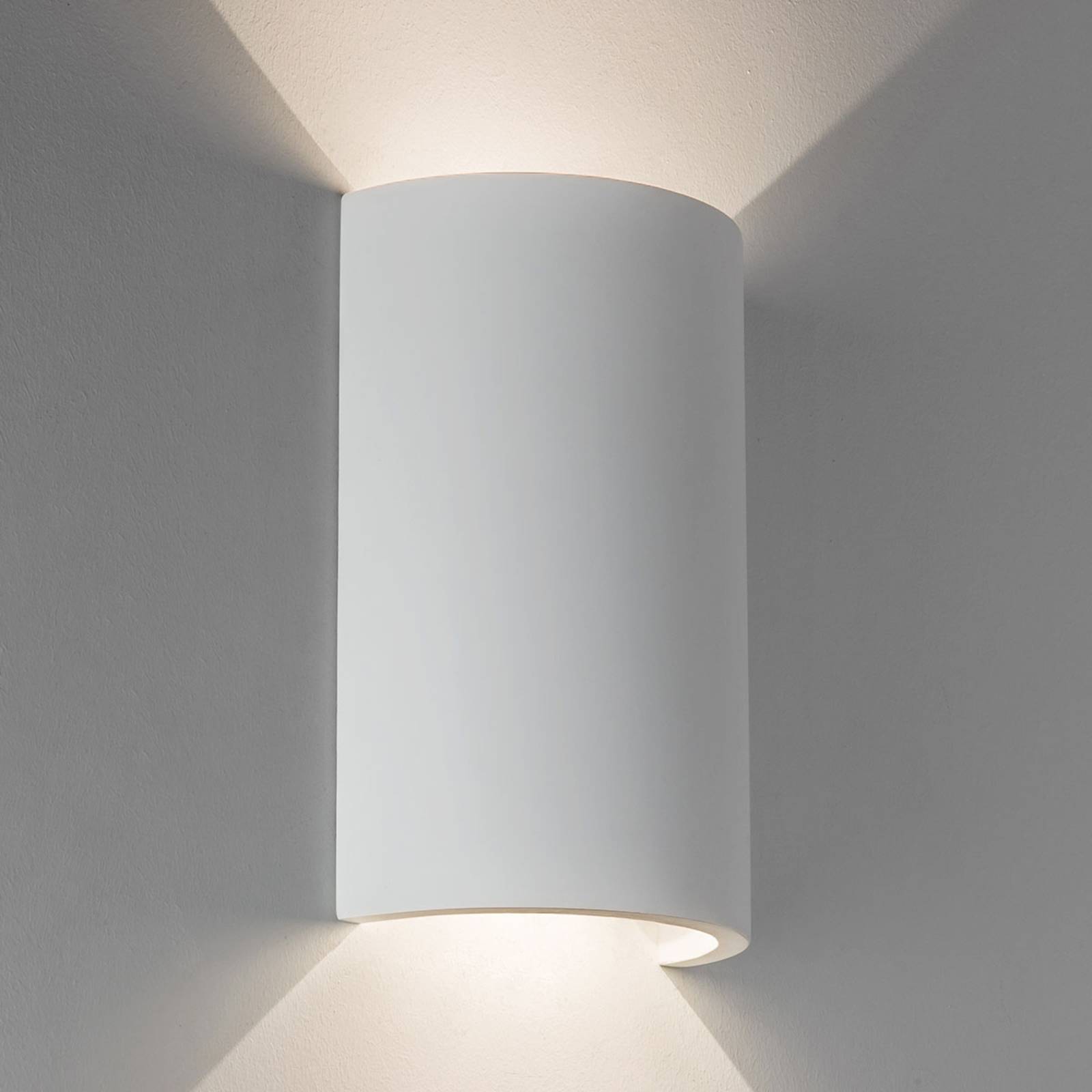 Image of Applique LED Serifos 170 à peindre en plâtre 5038856076134