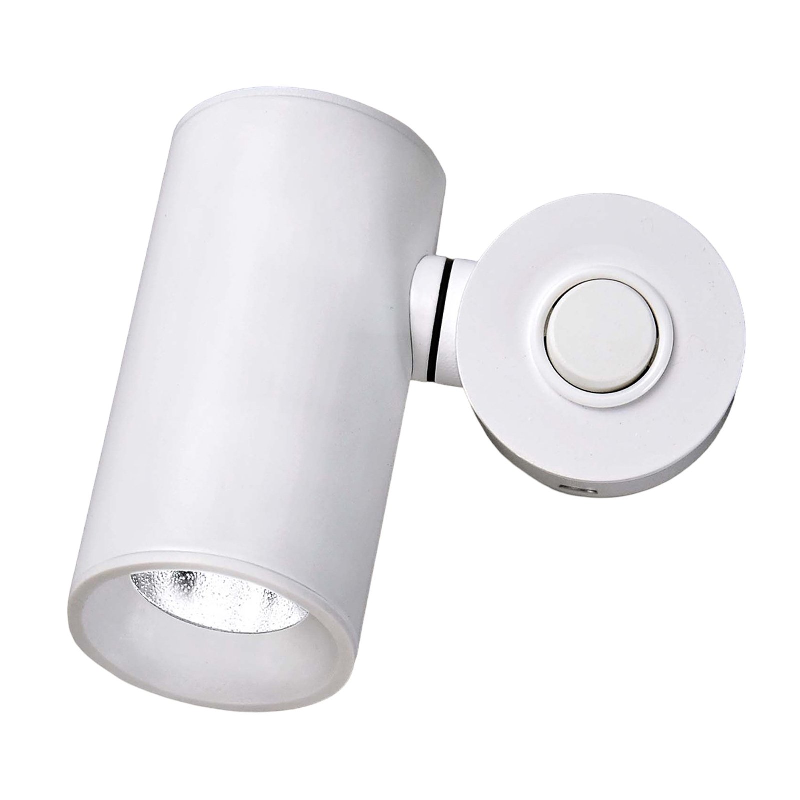 Milan Haul LED-Wandleuchte zylindrisch, weiß