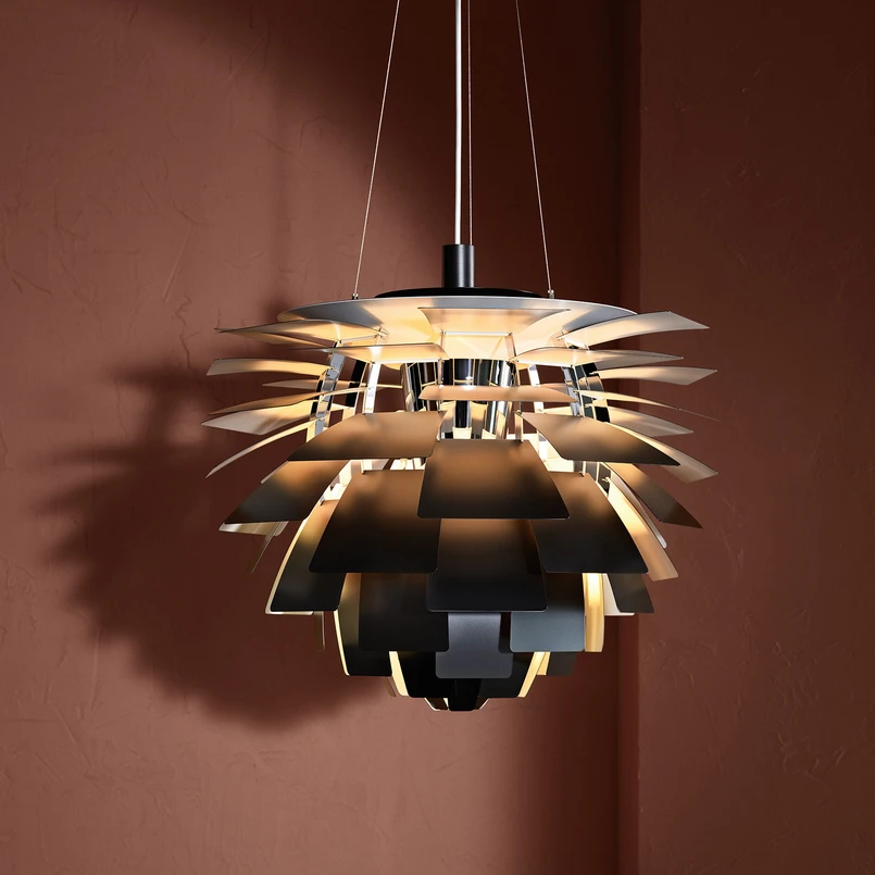Louis Poulsen – PH Artichoke V4 Hängelampe, schwarz, Ø 60 cm,
