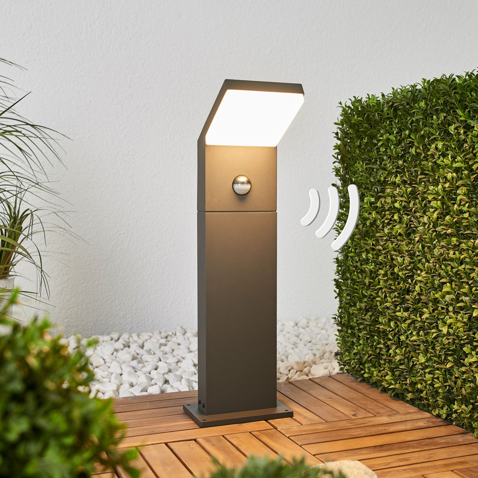 Yolena LED Garden Lamp w/sensor Dark Grey - Arcchio