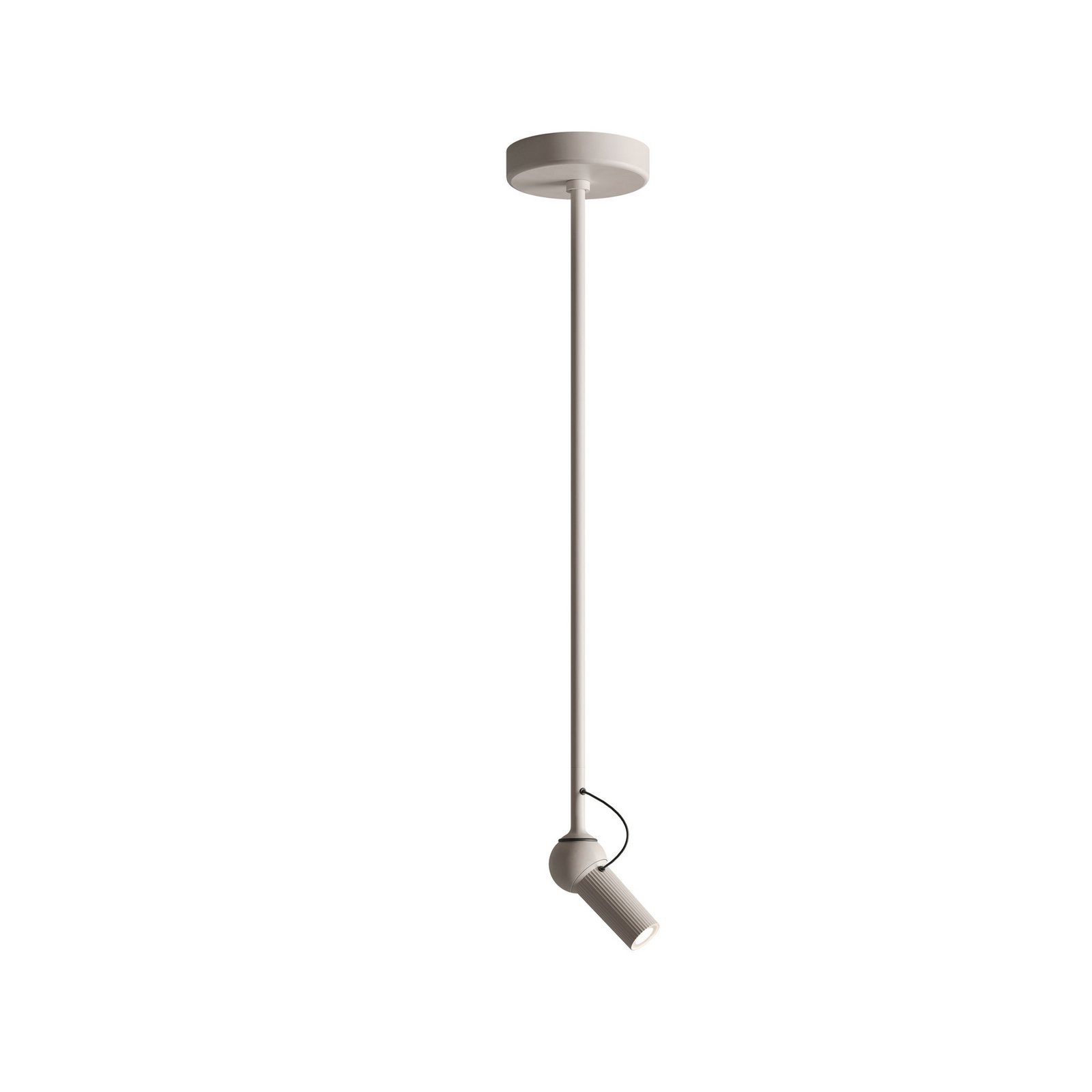 kdln LED stropna svjetiljka Bird, bijela, Ø 11 cm, metal