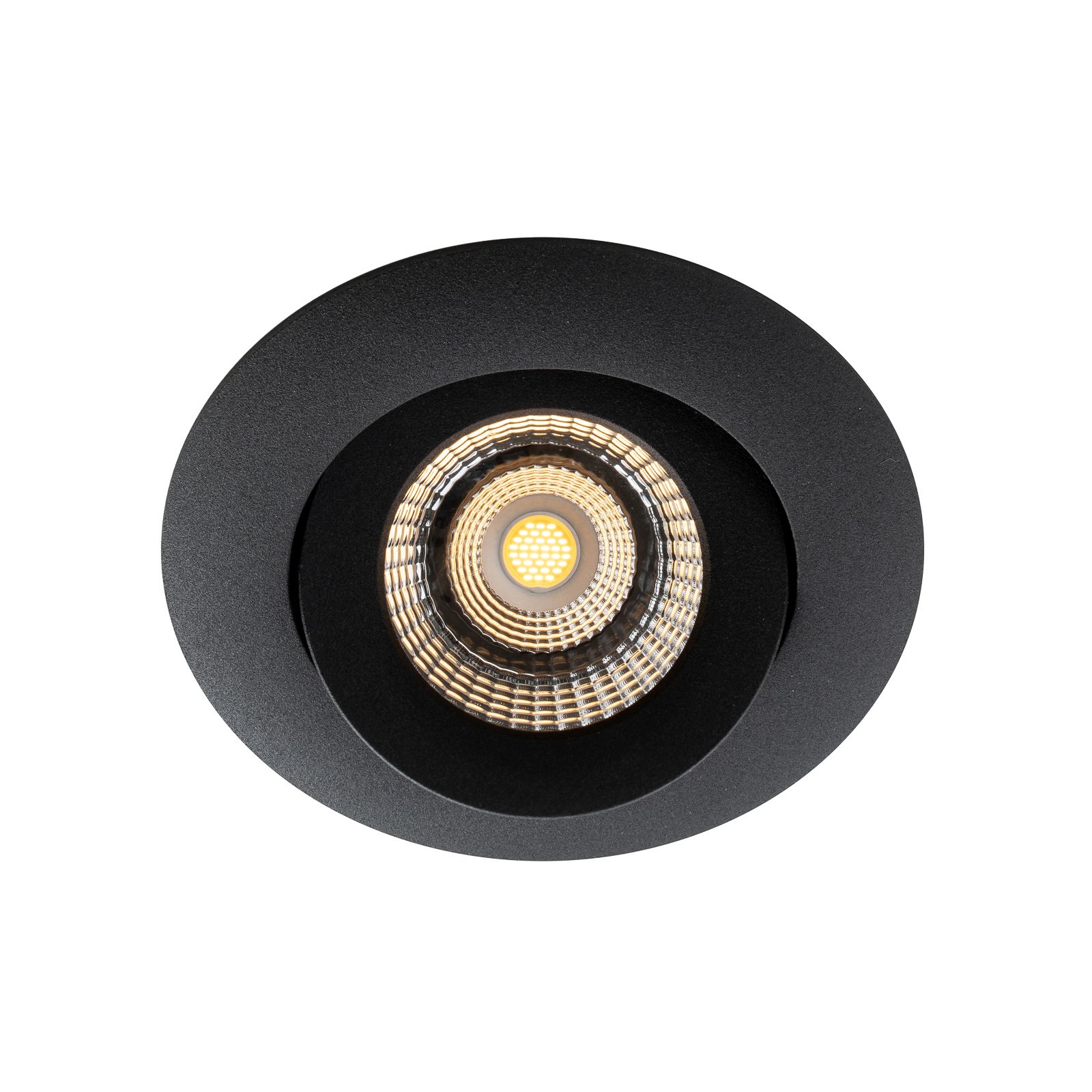 SLC One 360° LED downlight dim-to-warm black