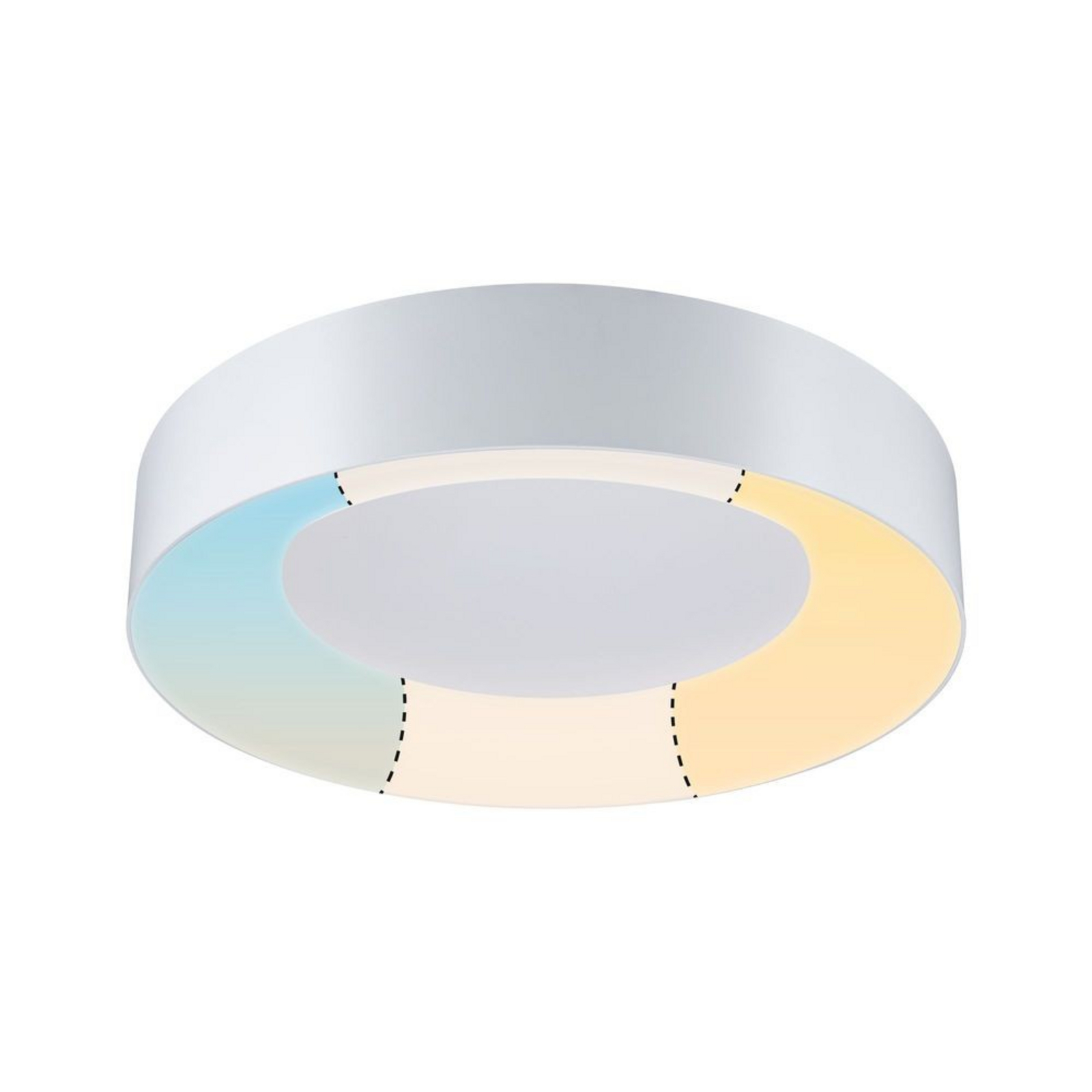 Casca LED Plafonieră IP44 2100lm Alb/Alb - Paulmann