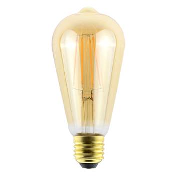 Ampoule LED E27 ToLEDo RT ST64 6 W 825 dorée dim
