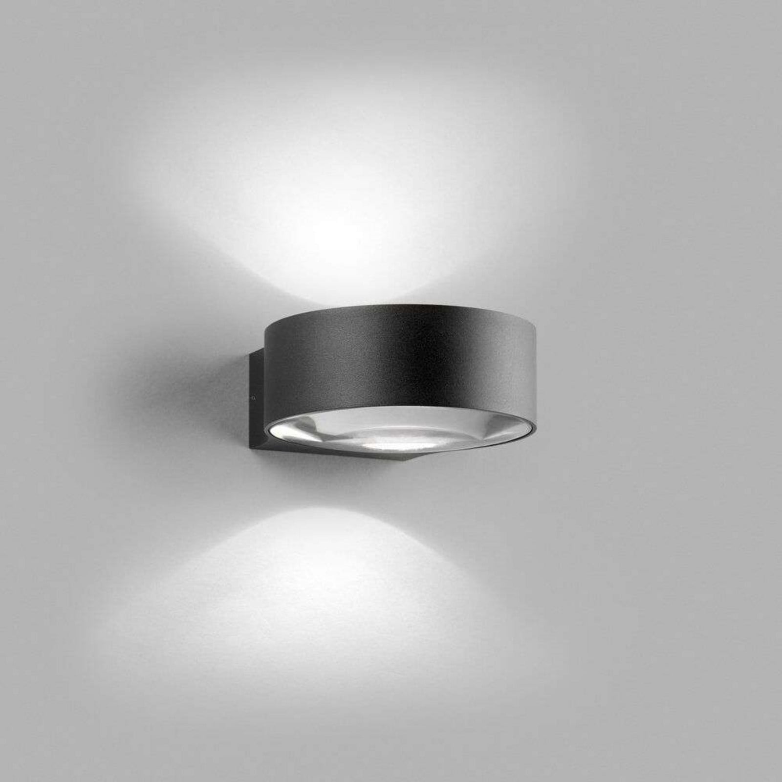 Orbit W2 Wandleuchte 2700K Black LIGHT-POINT - Wohnzimmer - Aluminium