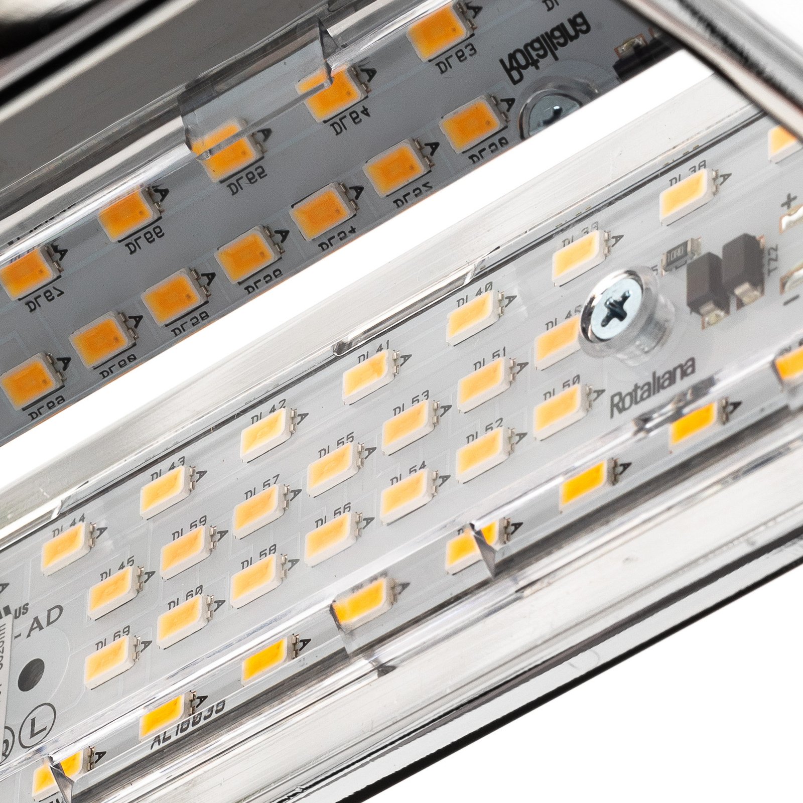 Rotaliana Frame W2 LED stenska svetilka krom 3.000 K