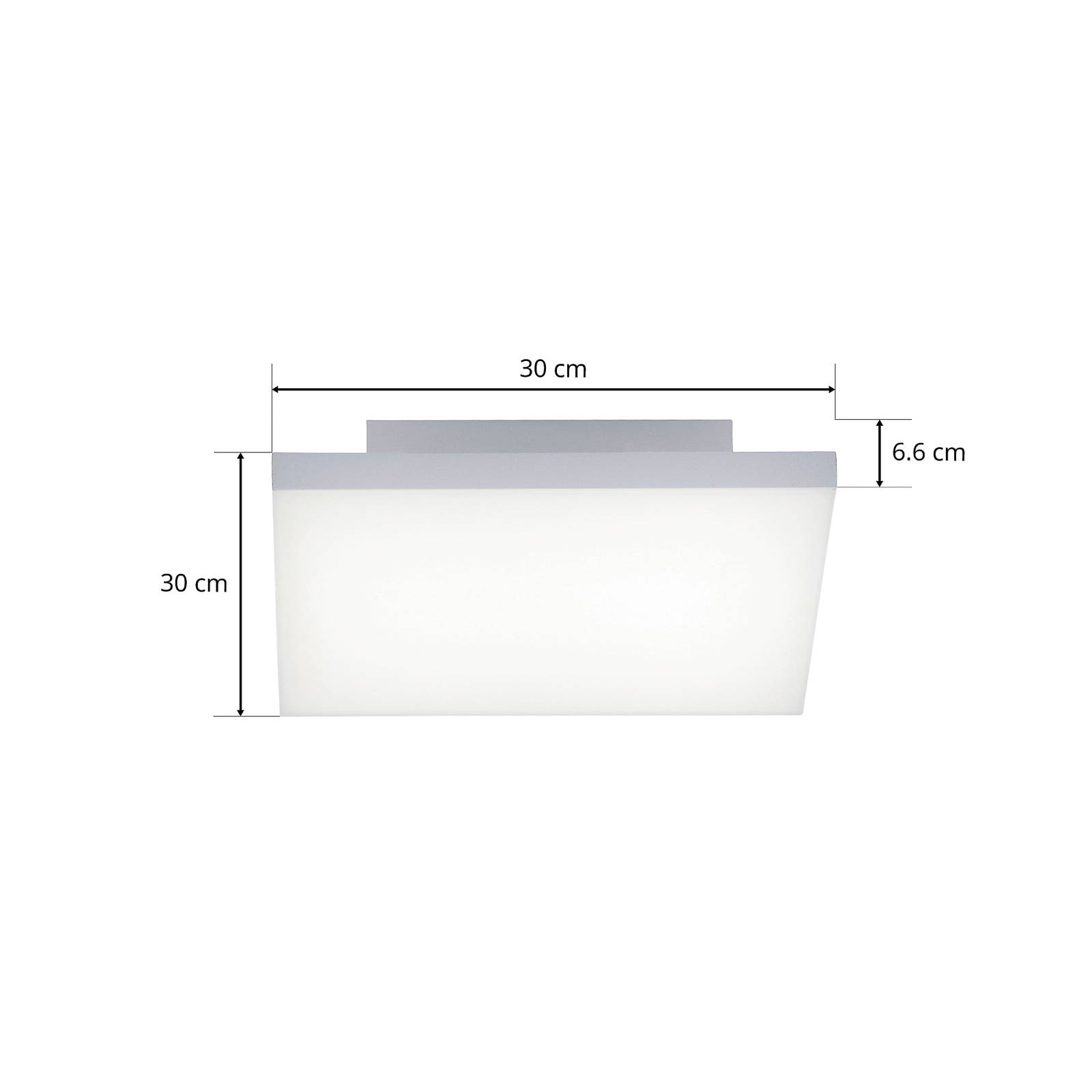 Paul Neuhaus Q-FRAMELESS lampa sufitowa RGBW 30x30