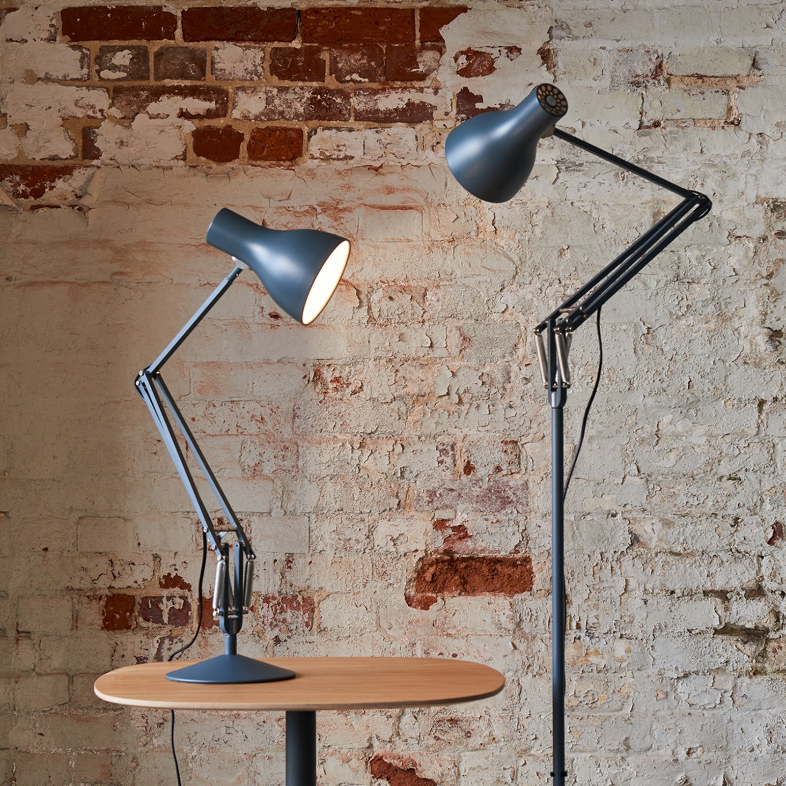 Type 75 Tischlampe schiefergrau - Anglepoise