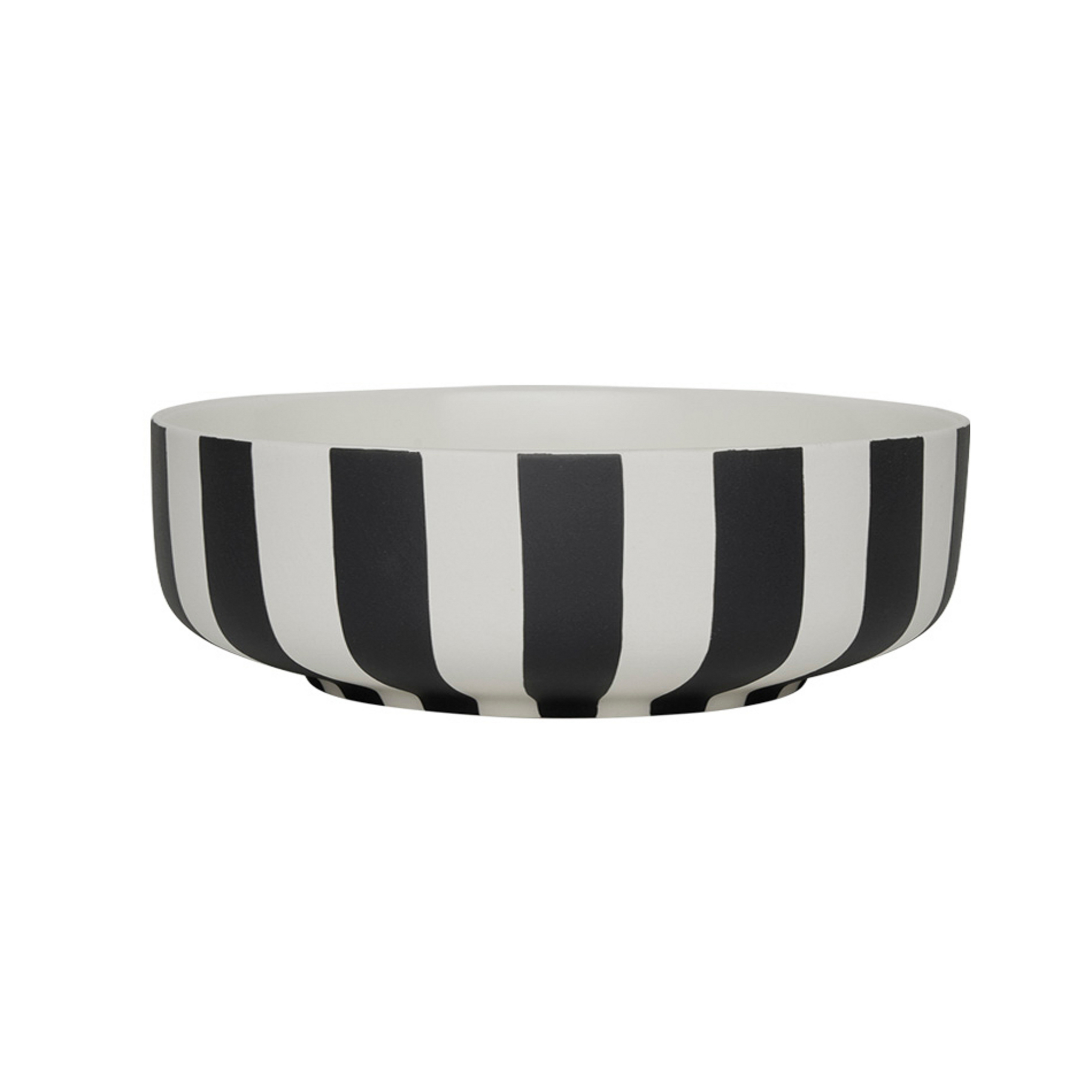 Toppu skål, sort/hvid, Ø 20 cm – OYOY Living Design