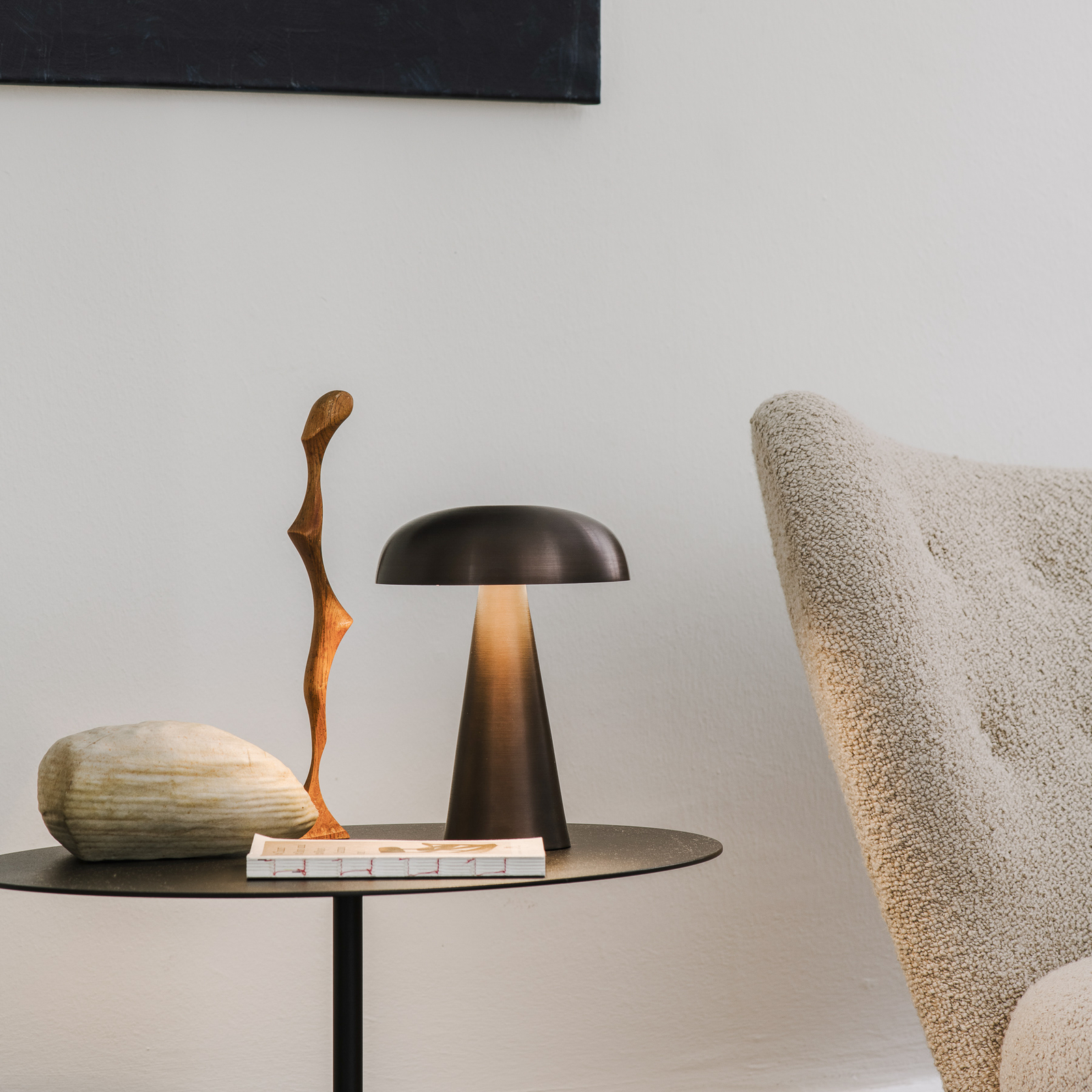 Como SC53 Portable Tafellamp Bronzed Brass - &Tradition