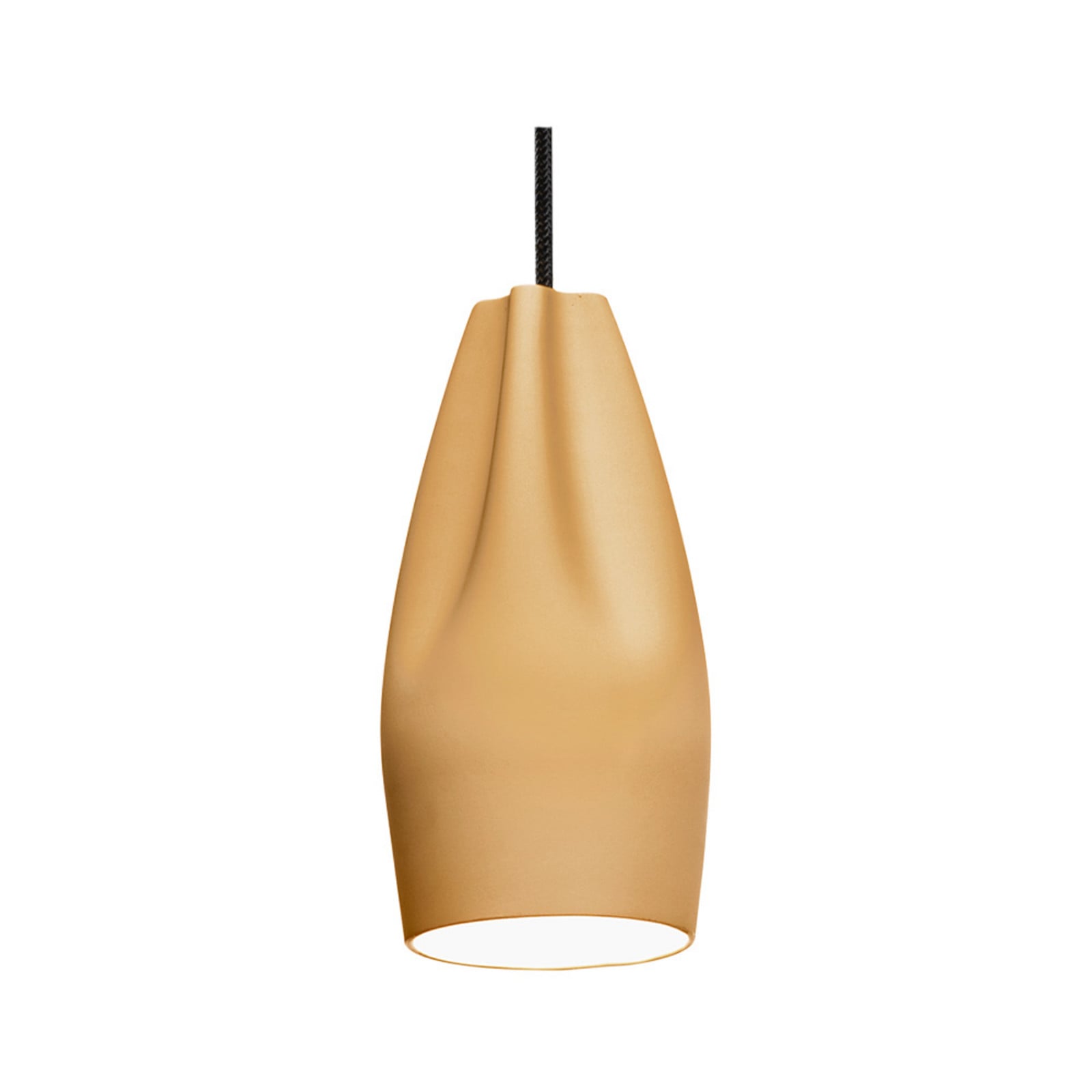 Pleat Box 13 LED Pendel Ocher/Hvid MARSET - Stue - Keramik