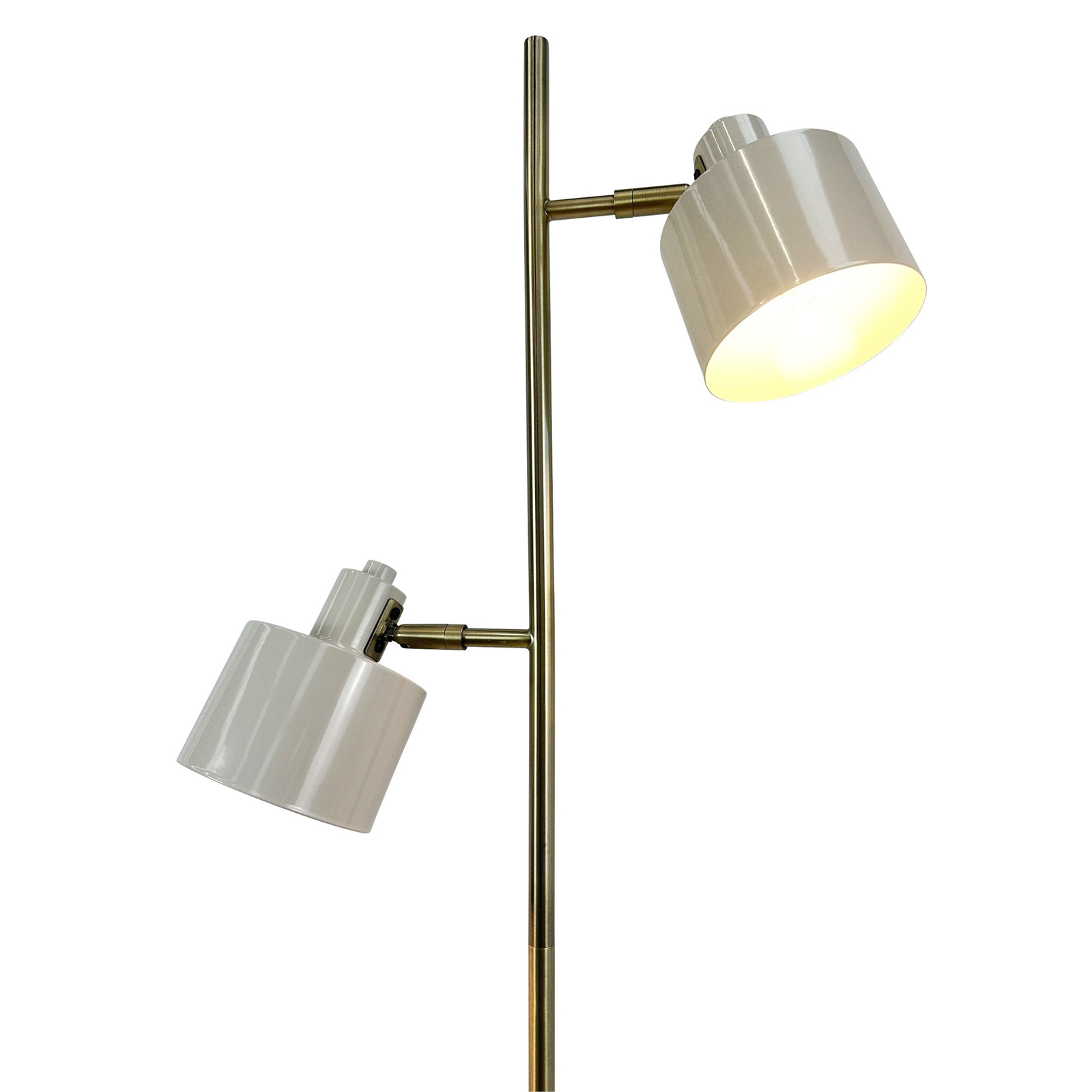 Dyberg Larsen Ocean vloerlamp, beige, hoogte 160 cm, metaal