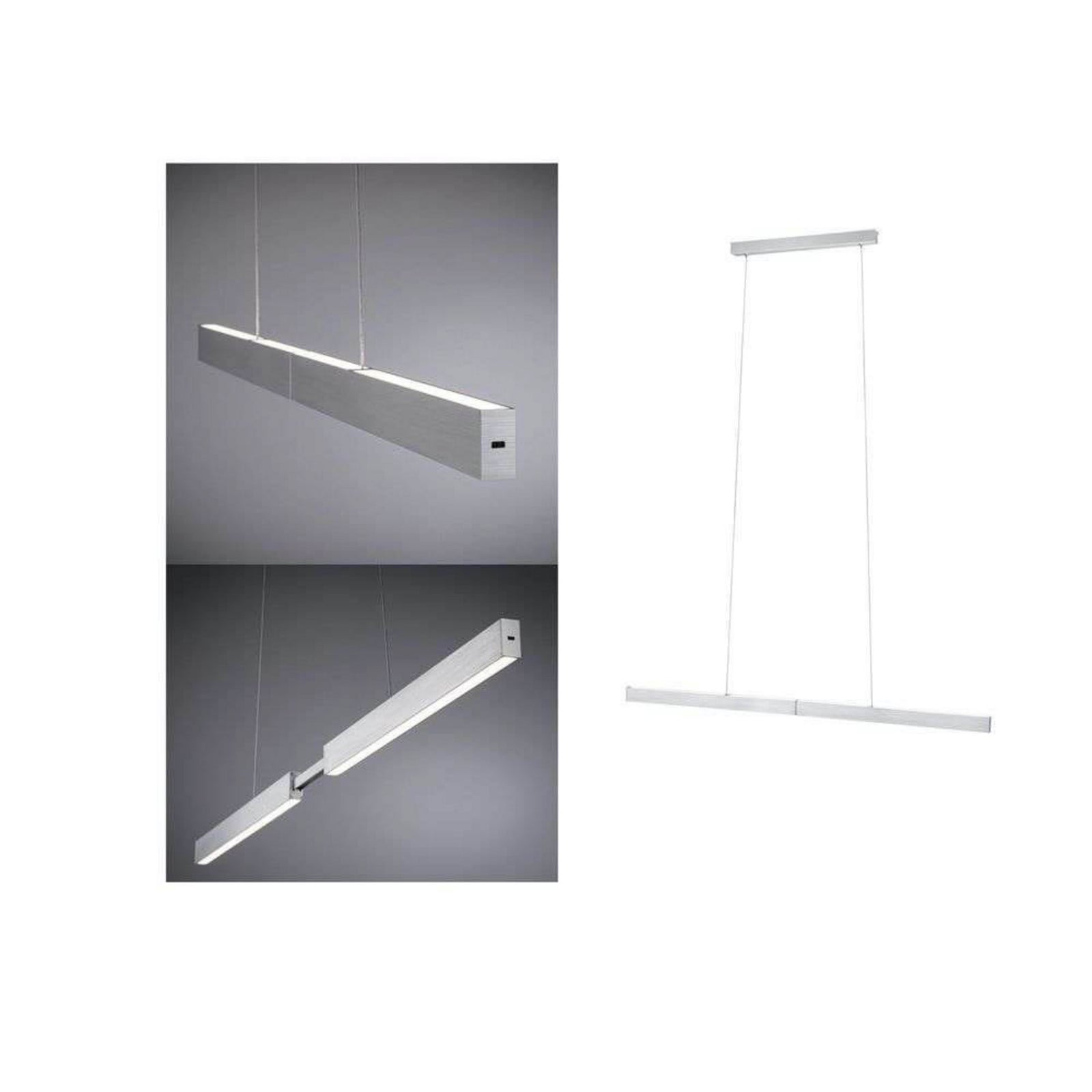 Aptare Taklampa w/Touchless Sensor Dim. Brushed Aluminium Paulmann - Matsal - Metall