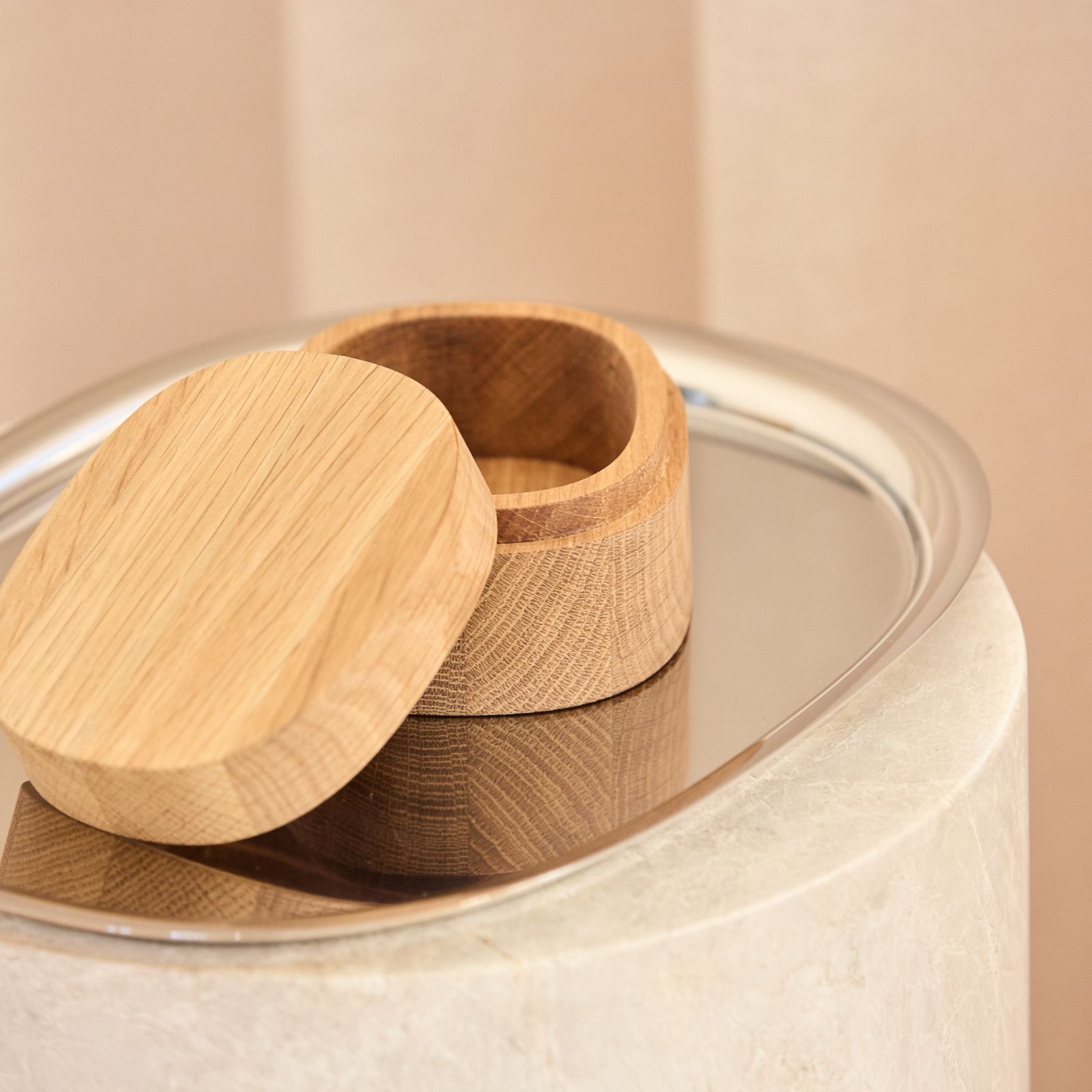 Superellipse Tablett, 18 cm x 25 cm, Edelstahl - Piet Hein Superellipse Tablett, 18 cm x 25 cm, Edelstahl - Piet Hein